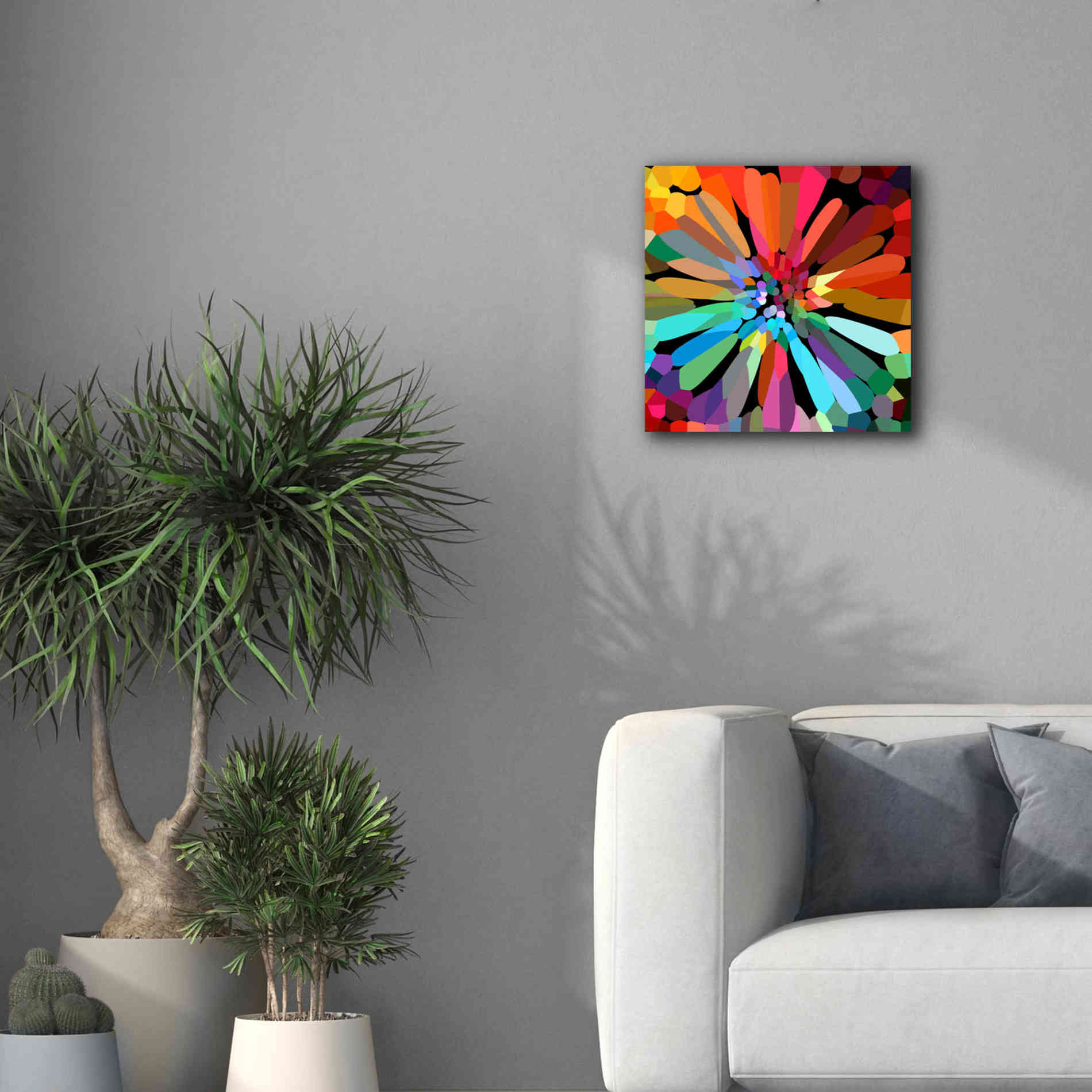 'Flower' by Shandra Smith, Canvas Wall Art,18 x 18
