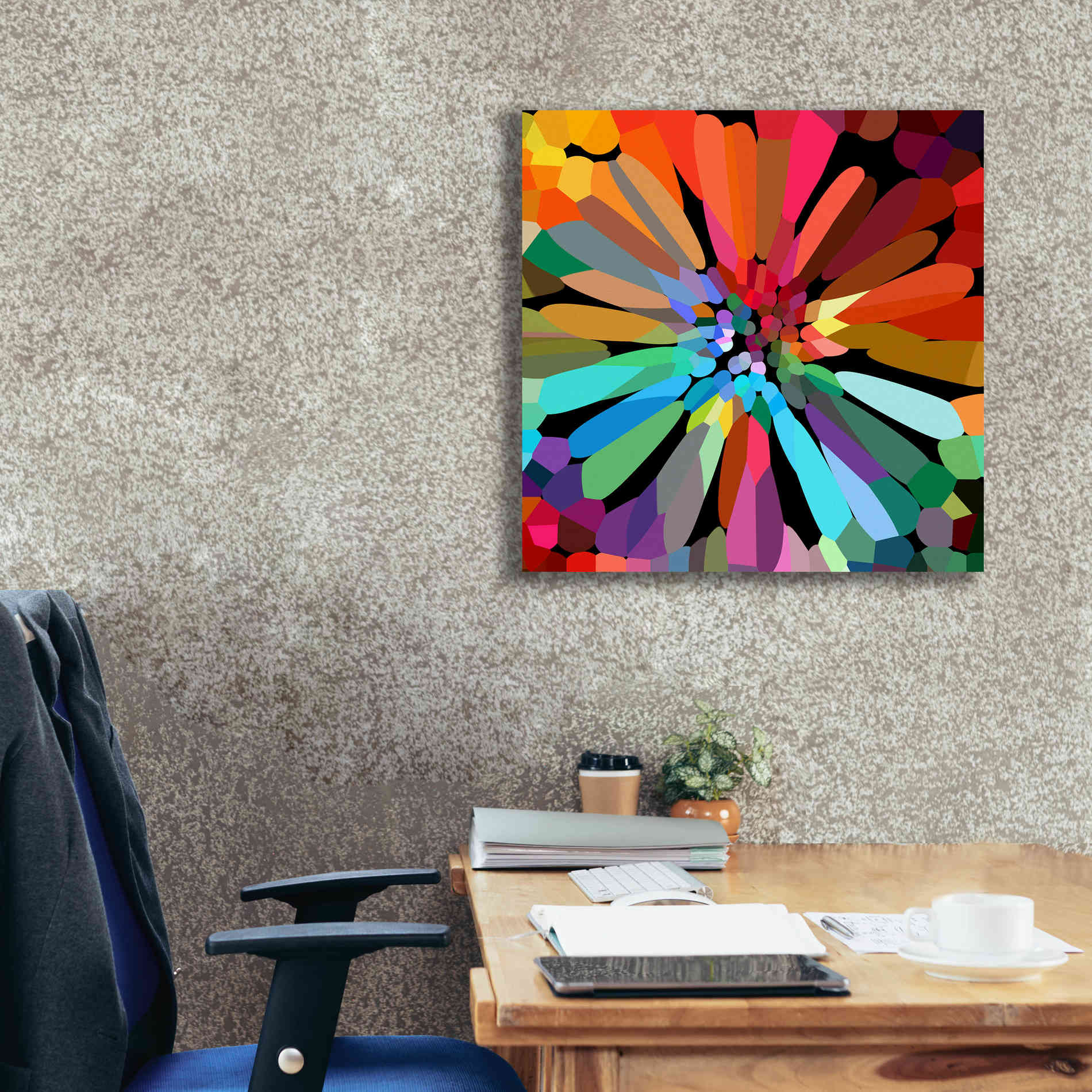 'Flower' by Shandra Smith, Canvas Wall Art,26 x 26