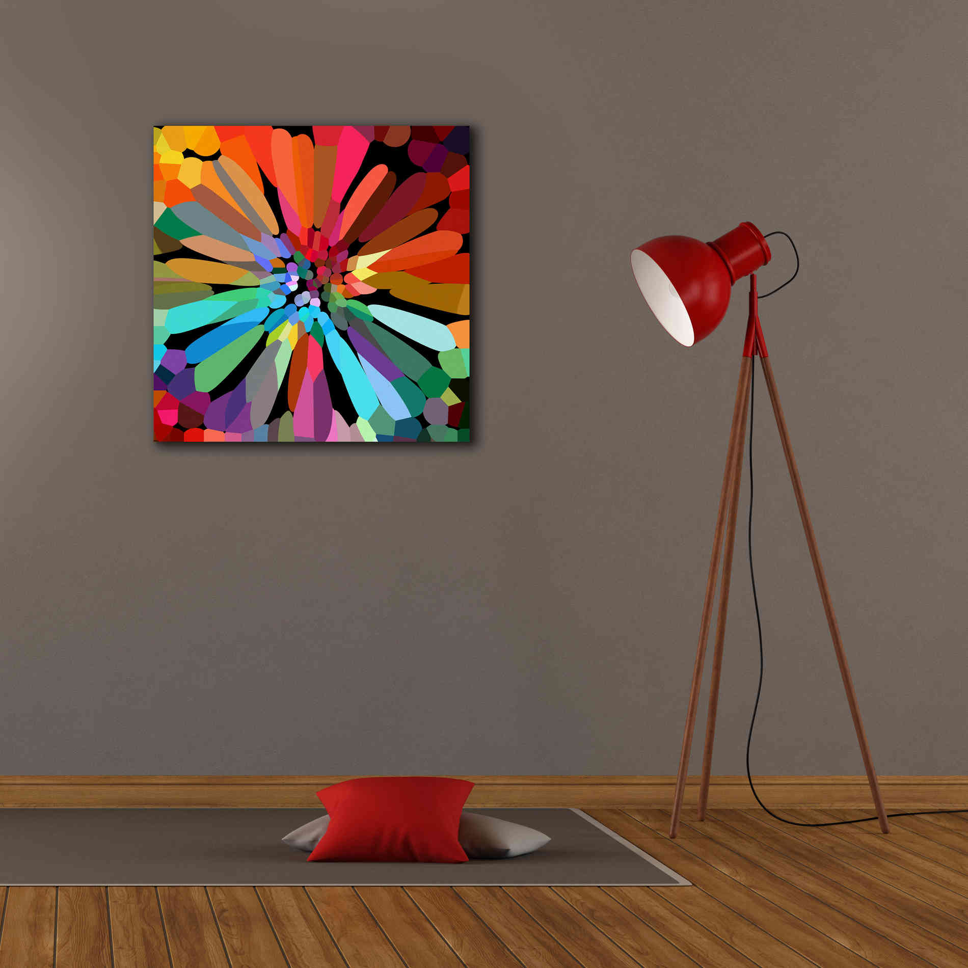 'Flower' by Shandra Smith, Canvas Wall Art,26 x 26