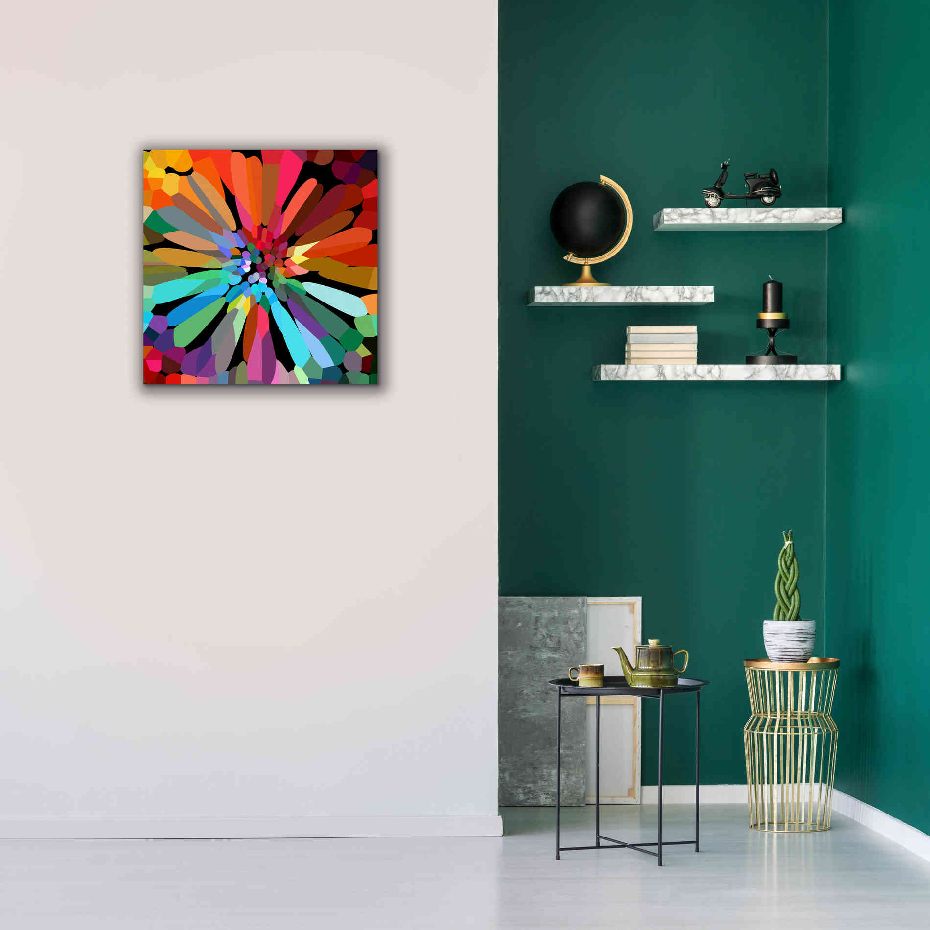 'Flower' by Shandra Smith, Canvas Wall Art,26 x 26
