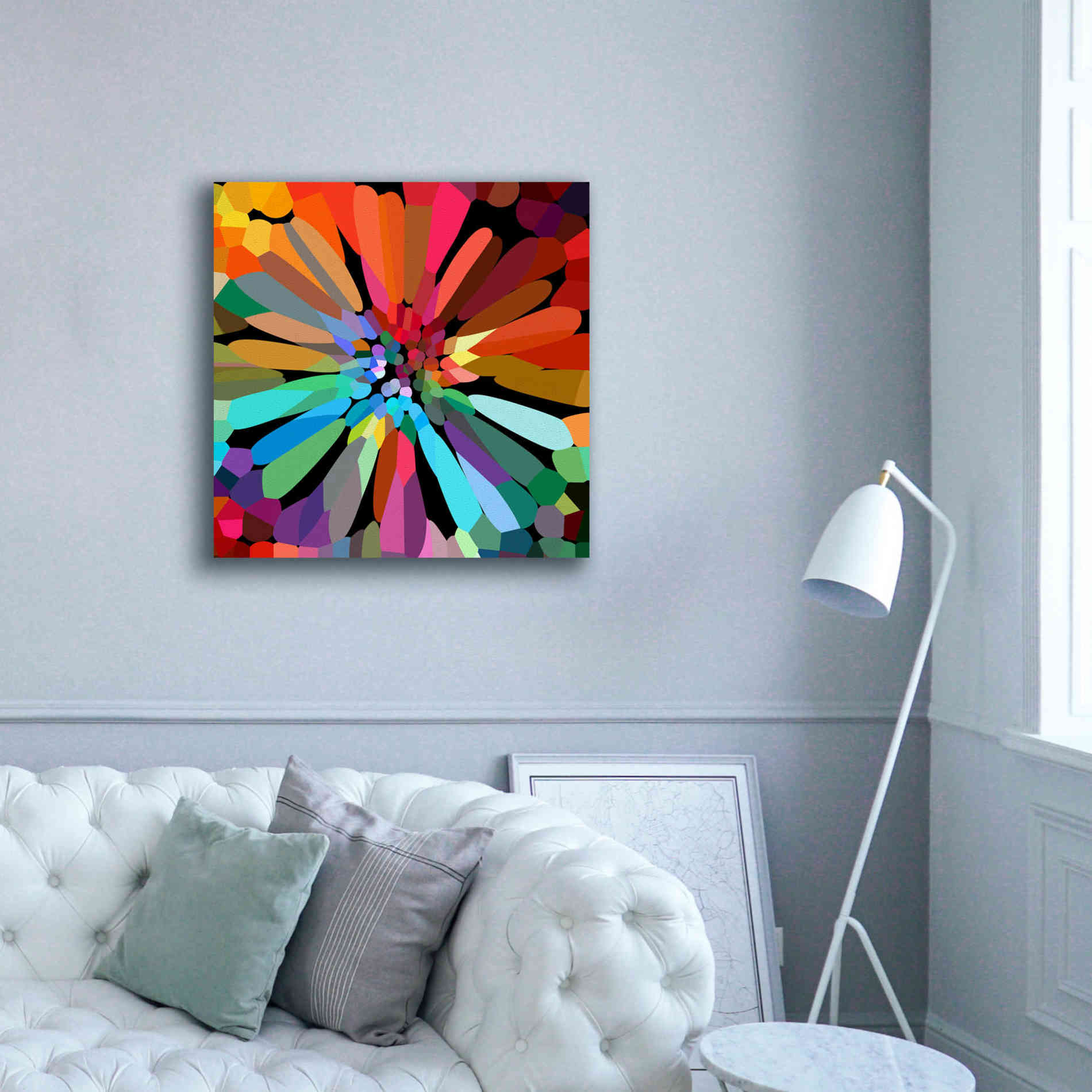 'Flower' by Shandra Smith, Canvas Wall Art,37 x 37