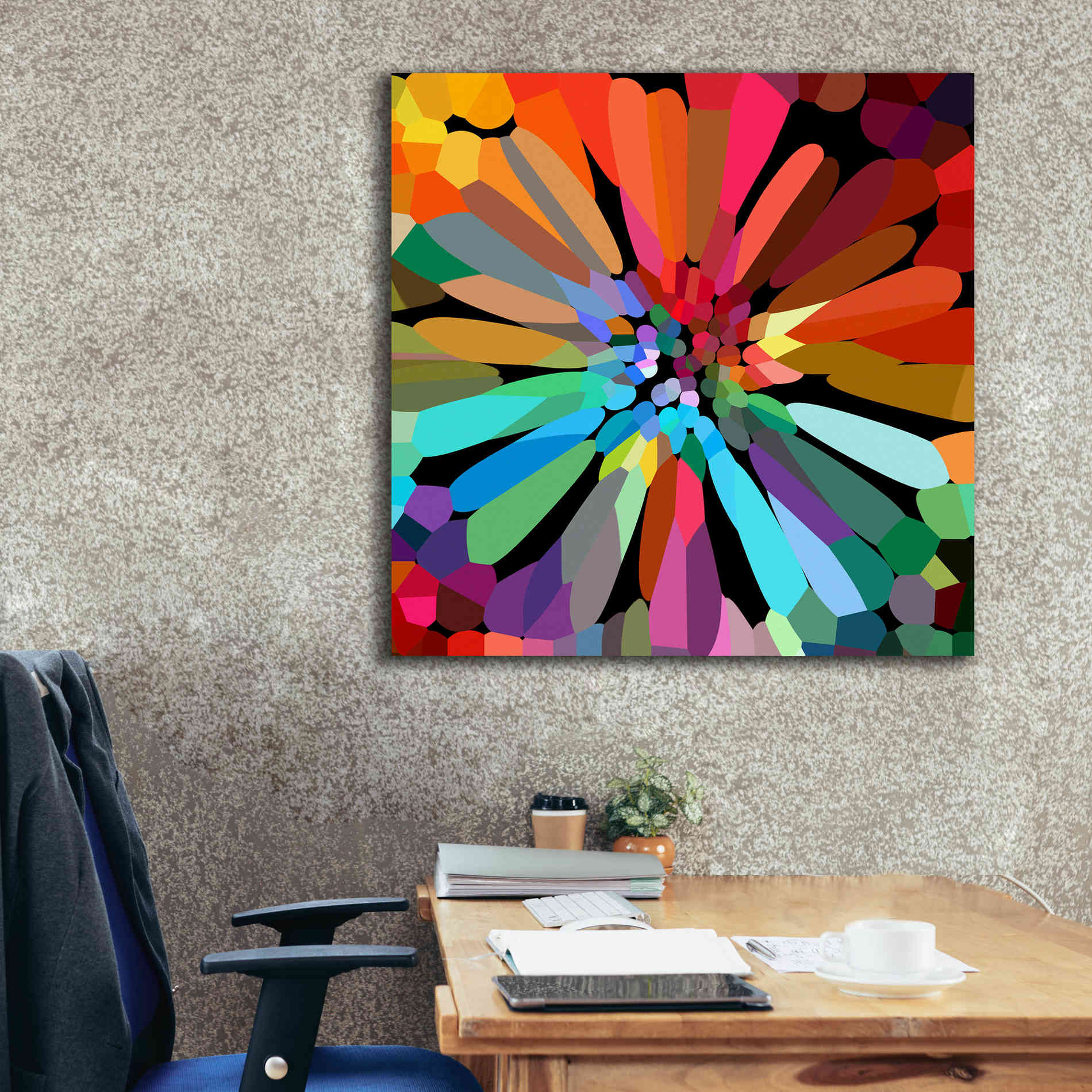 'Flower' by Shandra Smith, Canvas Wall Art,37 x 37