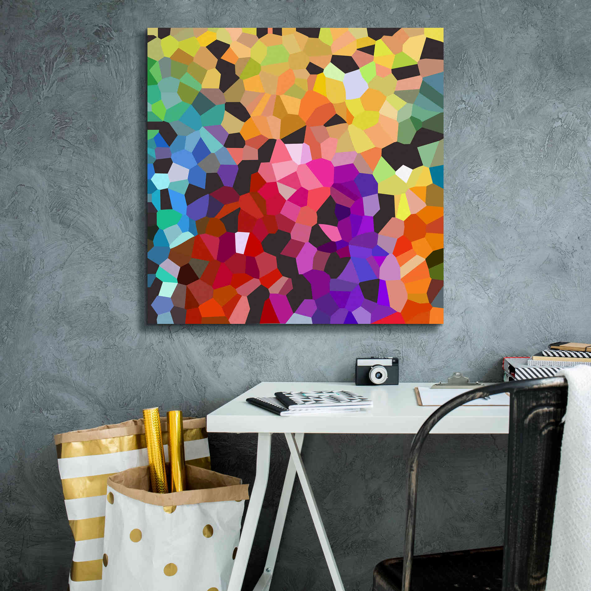 'Fooling Around' by Shandra Smith, Canvas Wall Art,26 x 26