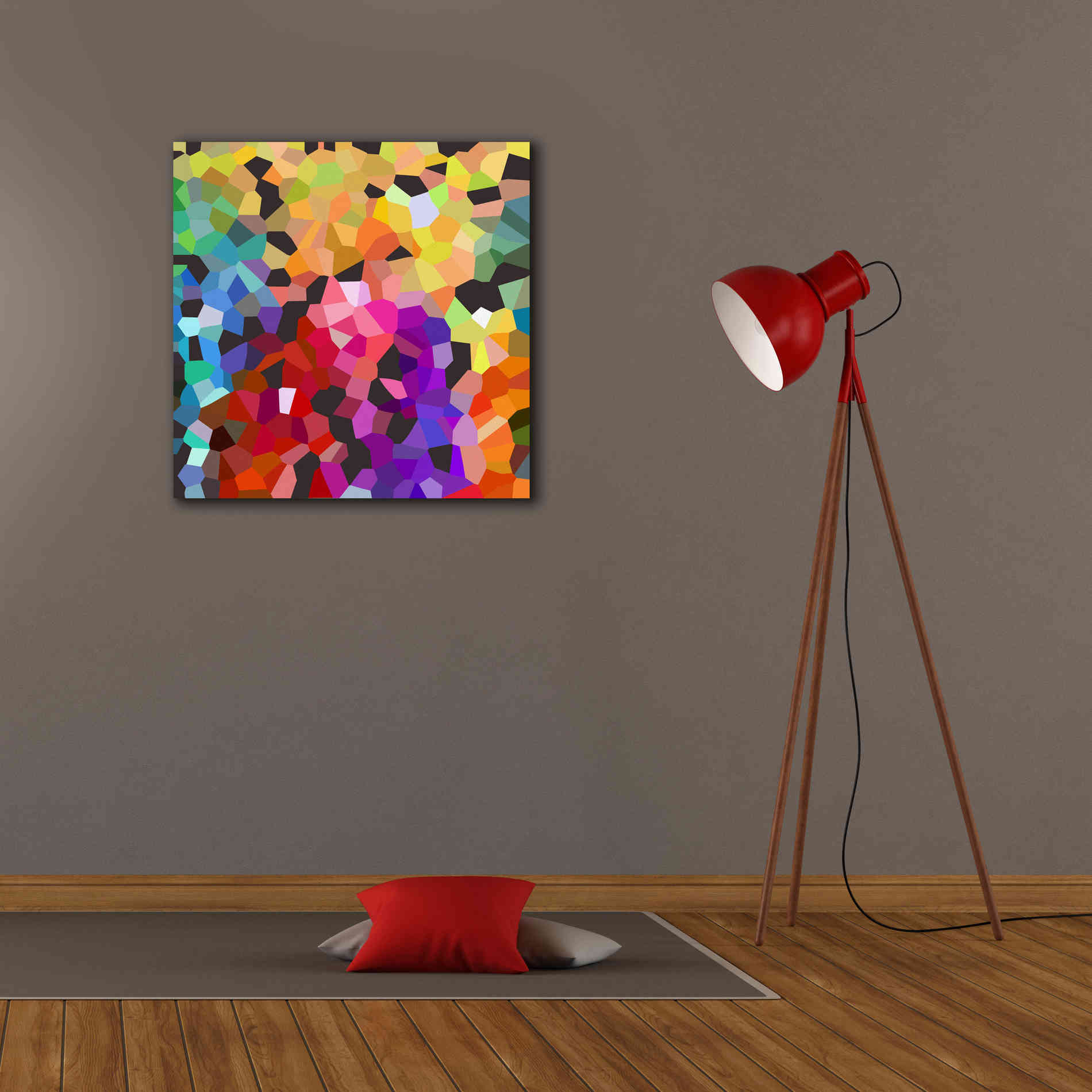 'Fooling Around' by Shandra Smith, Canvas Wall Art,26 x 26
