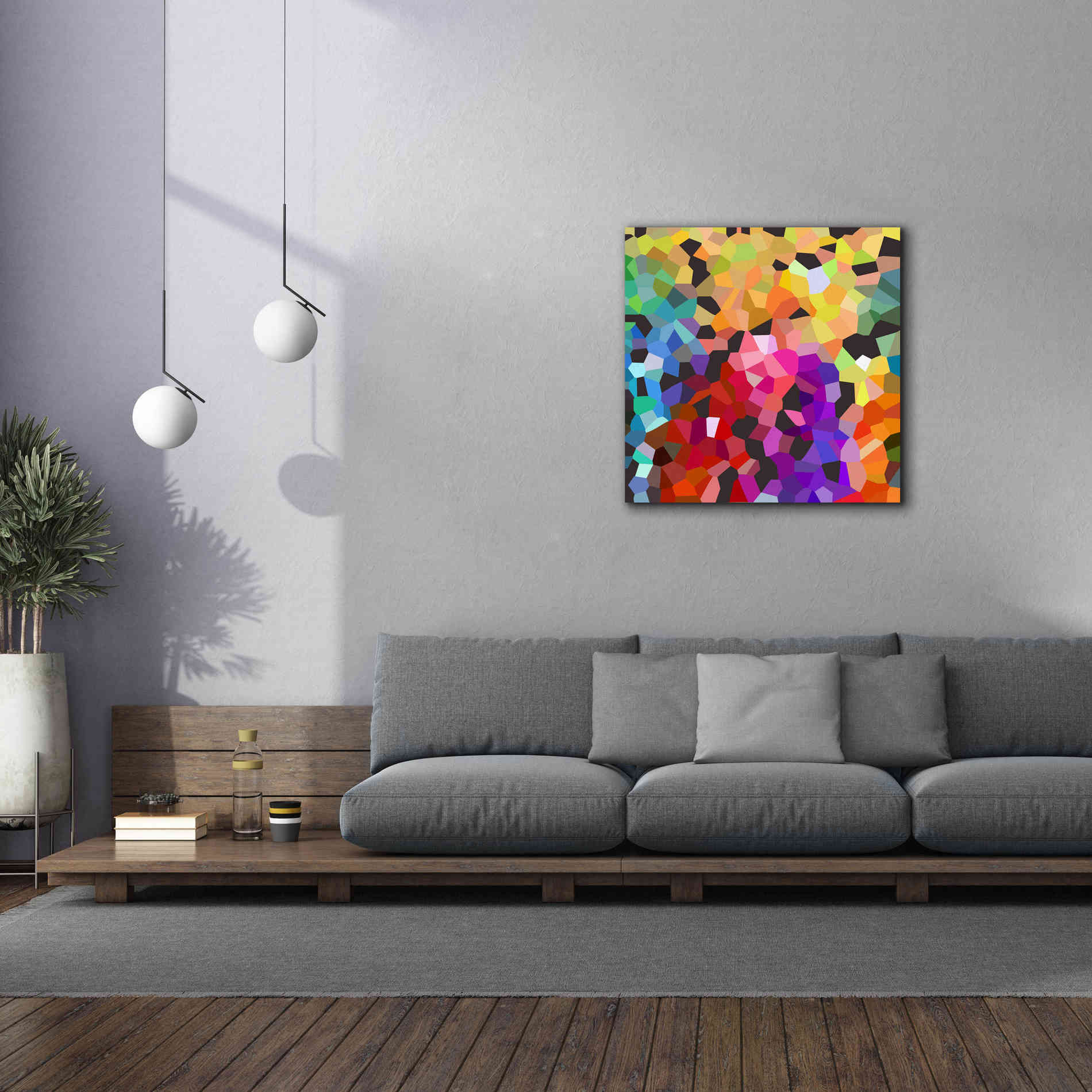 'Fooling Around' by Shandra Smith, Canvas Wall Art,37 x 37