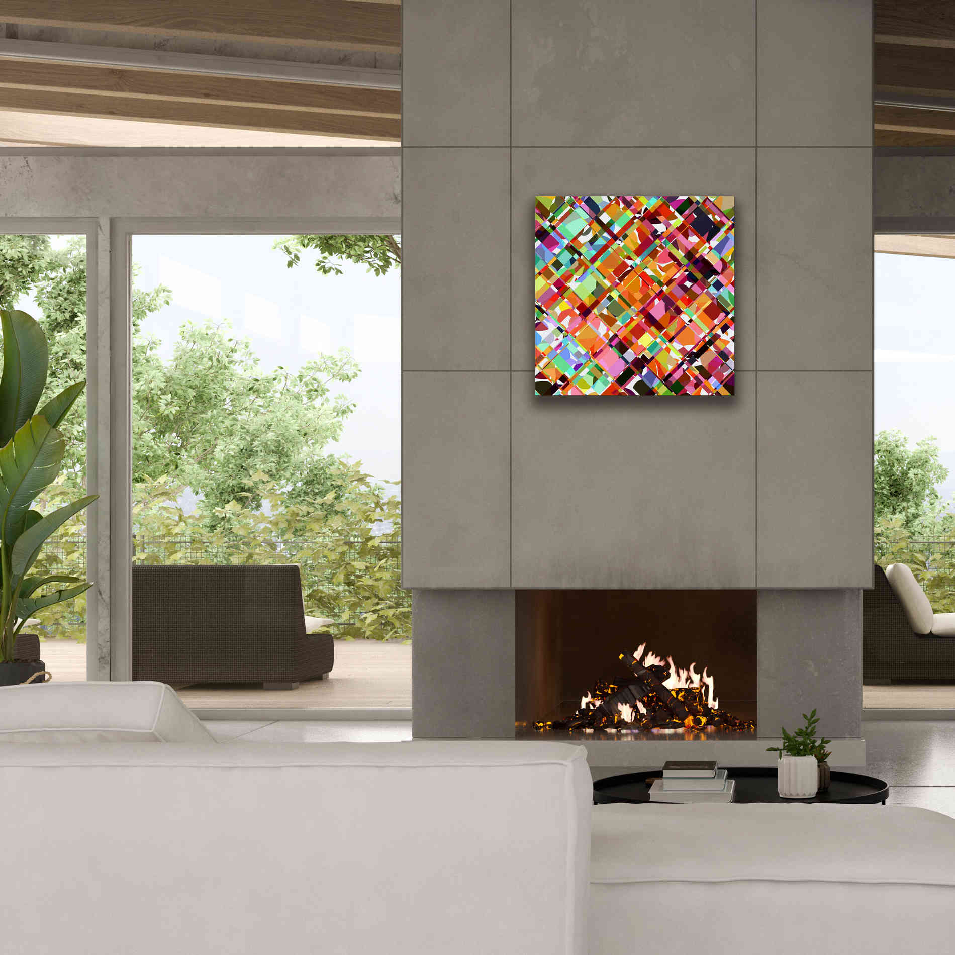 'Give it Time' by Shandra Smith, Canvas Wall Art,26 x 26