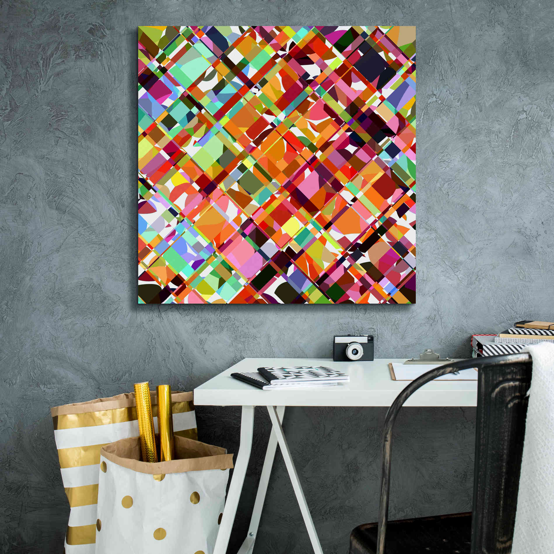'Give it Time' by Shandra Smith, Canvas Wall Art,26 x 26