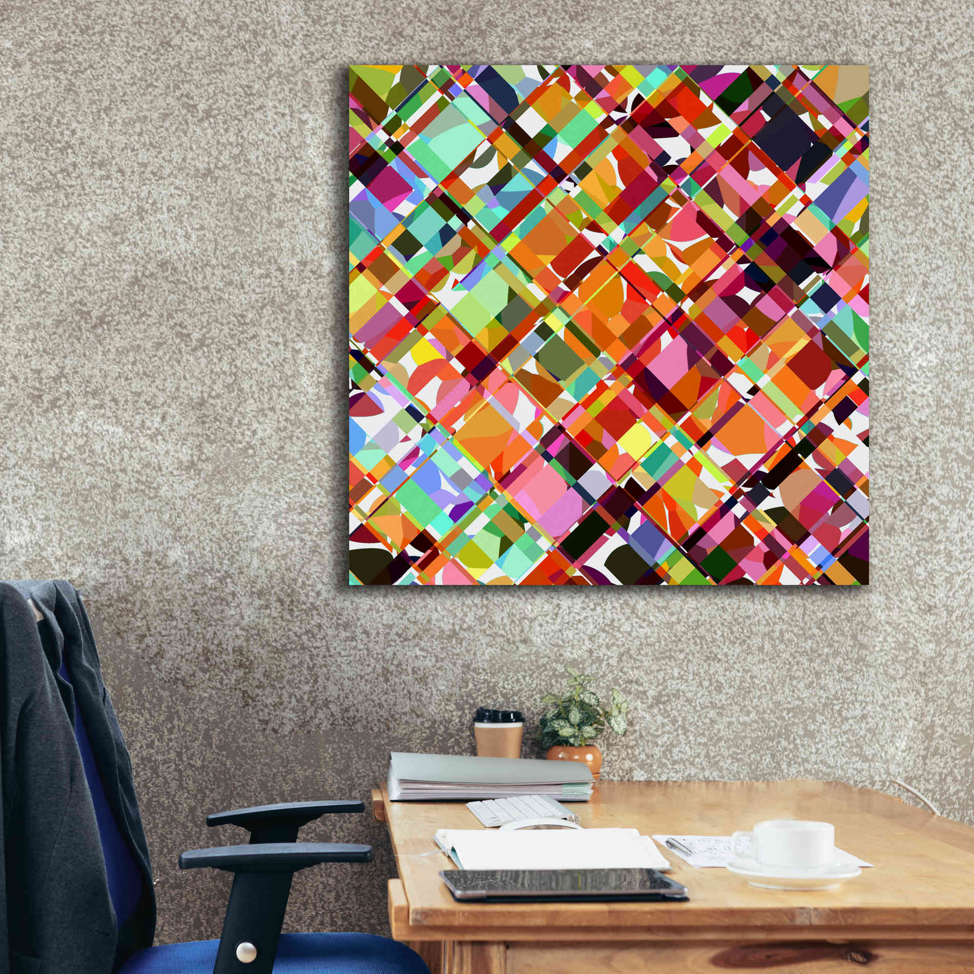'Give it Time' by Shandra Smith, Canvas Wall Art,37 x 37