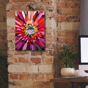 'Pink Flower' by Shandra Smith, Canvas Wall Art,12 x 16