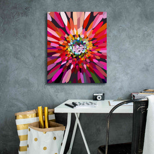 'Pink Flower' by Shandra Smith, Canvas Wall Art,20 x 24