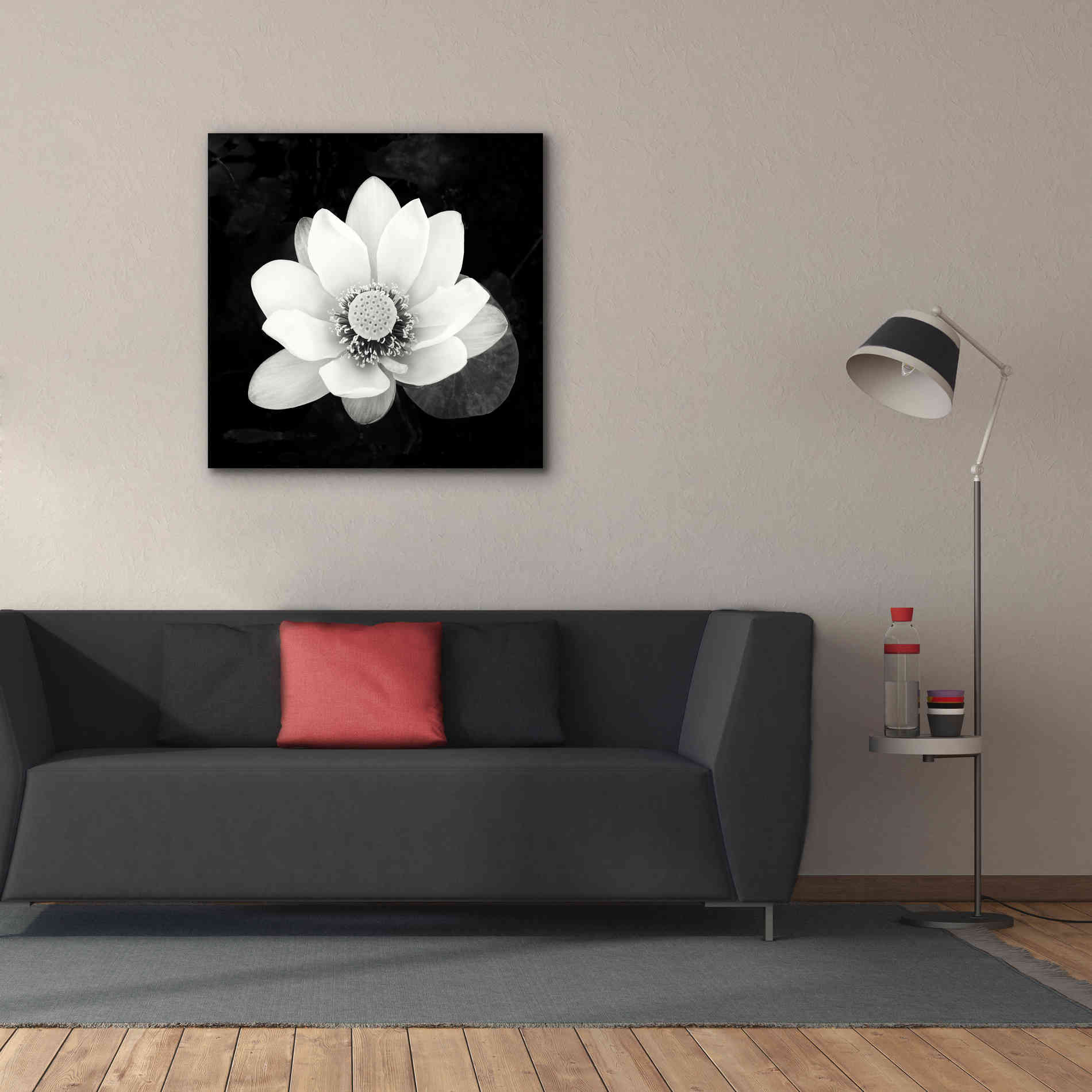 'Lotus Flower II' by Debra Van Swearingen, Canvas Wall Art,37 x 37