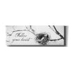 'Nest and Branch Follow Your Heart' by Debra Van Swearingen, Canvas Wall Art,36x12x1.74x0,60x20x1.74x0