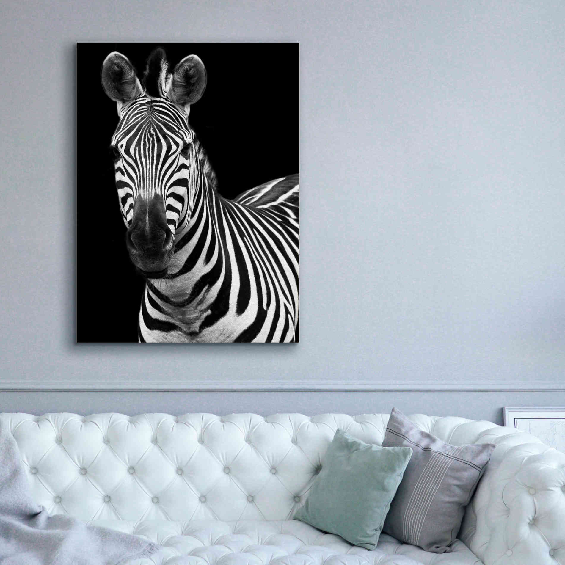 'Zebra II' by Debra Van Swearingen, Canvas Wall Art,40 x 54