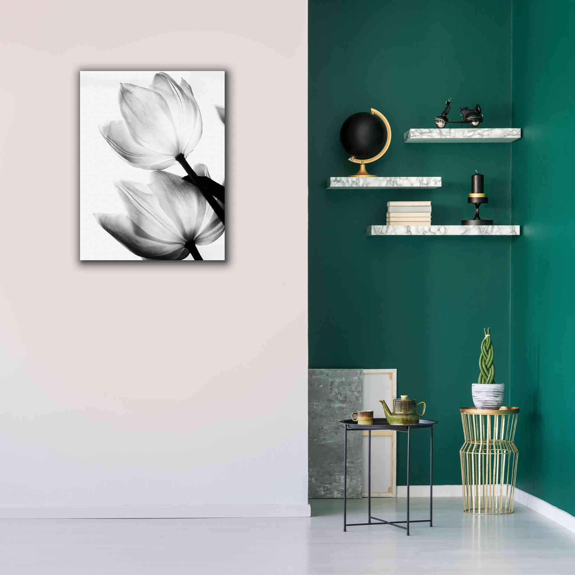 'Translucent Tulips II' by Debra Van Swearingen, Canvas Wall Art,26 x 34