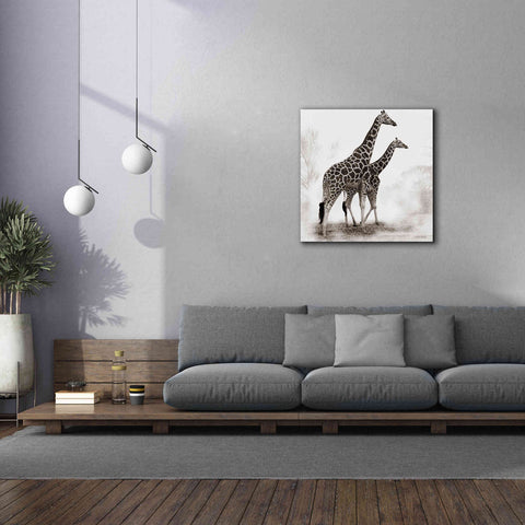 Image of 'Giraffe III' by Debra Van Swearingen, Canvas Wall Art,37 x 37