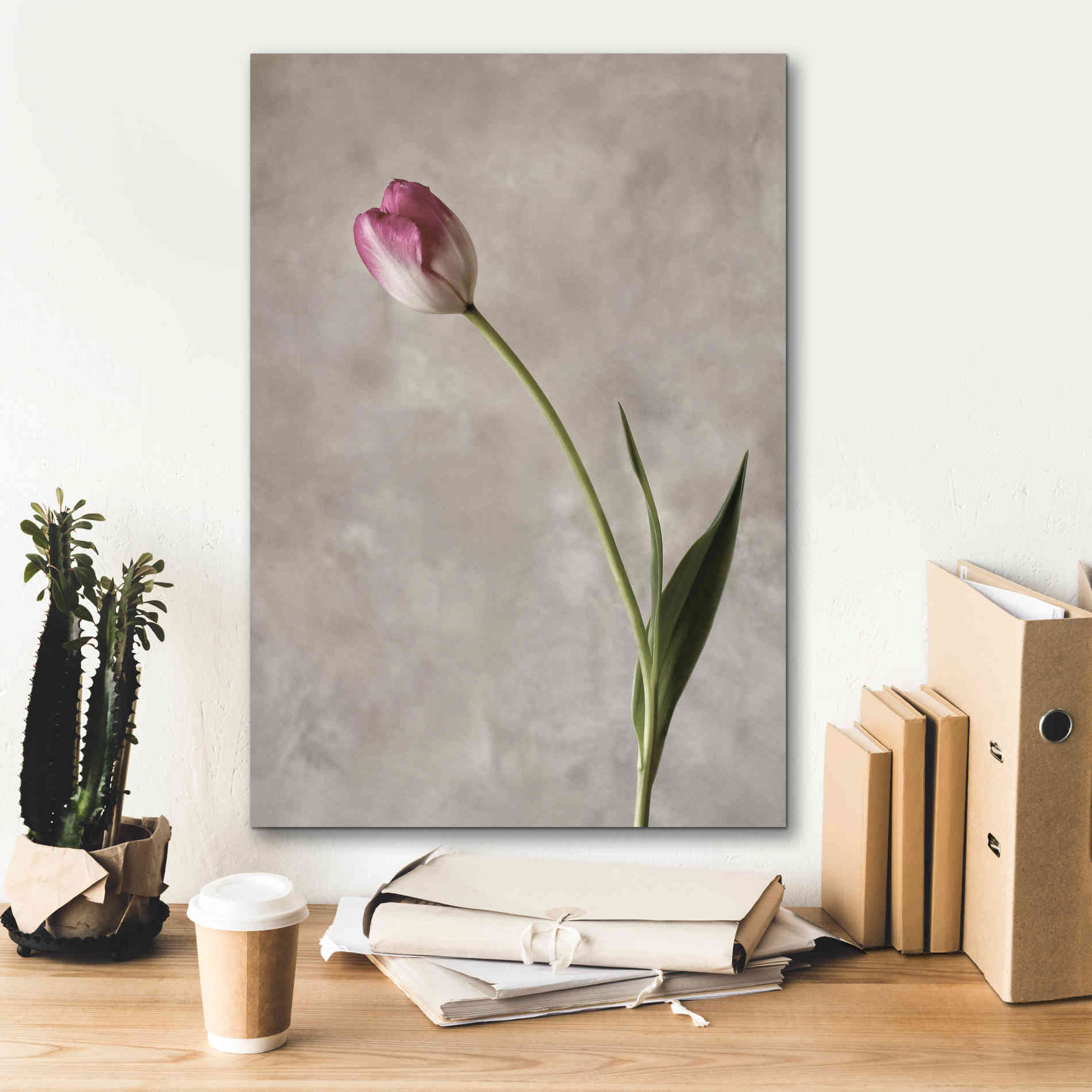 'Fresh Tulips II' by Debra Van Swearingen, Canvas Wall Art,18 x 26