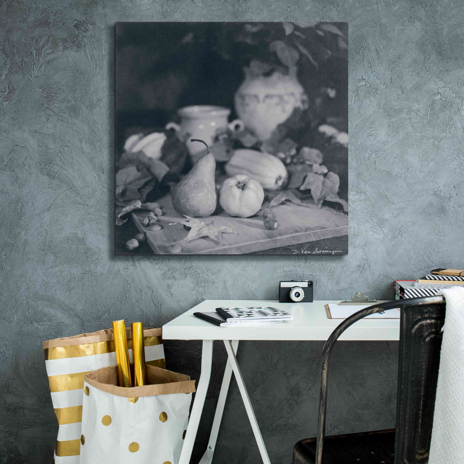 'Quince Pear' by Debra Van Swearingen, Canvas Wall Art,26 x 26