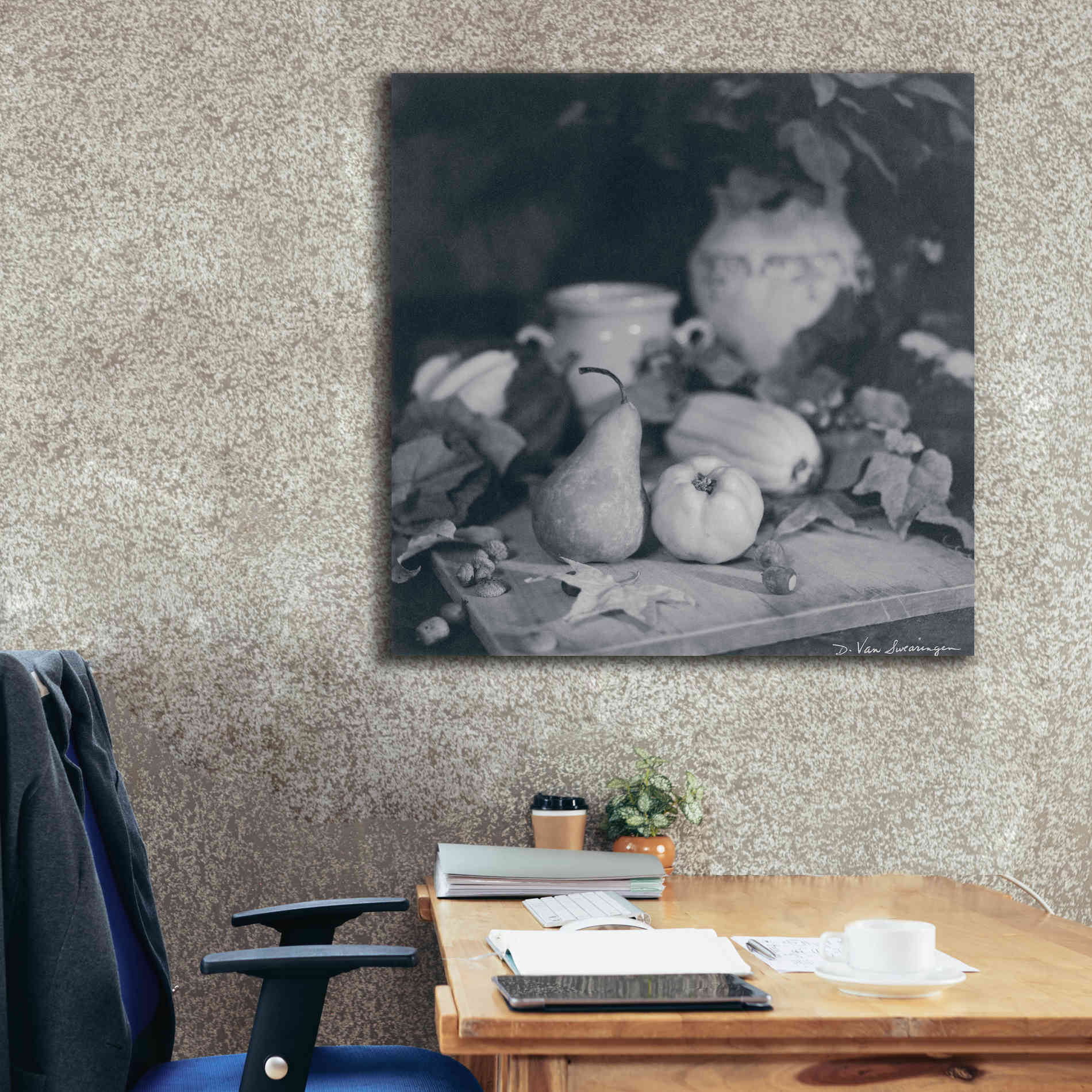 'Quince Pear' by Debra Van Swearingen, Canvas Wall Art,37 x 37