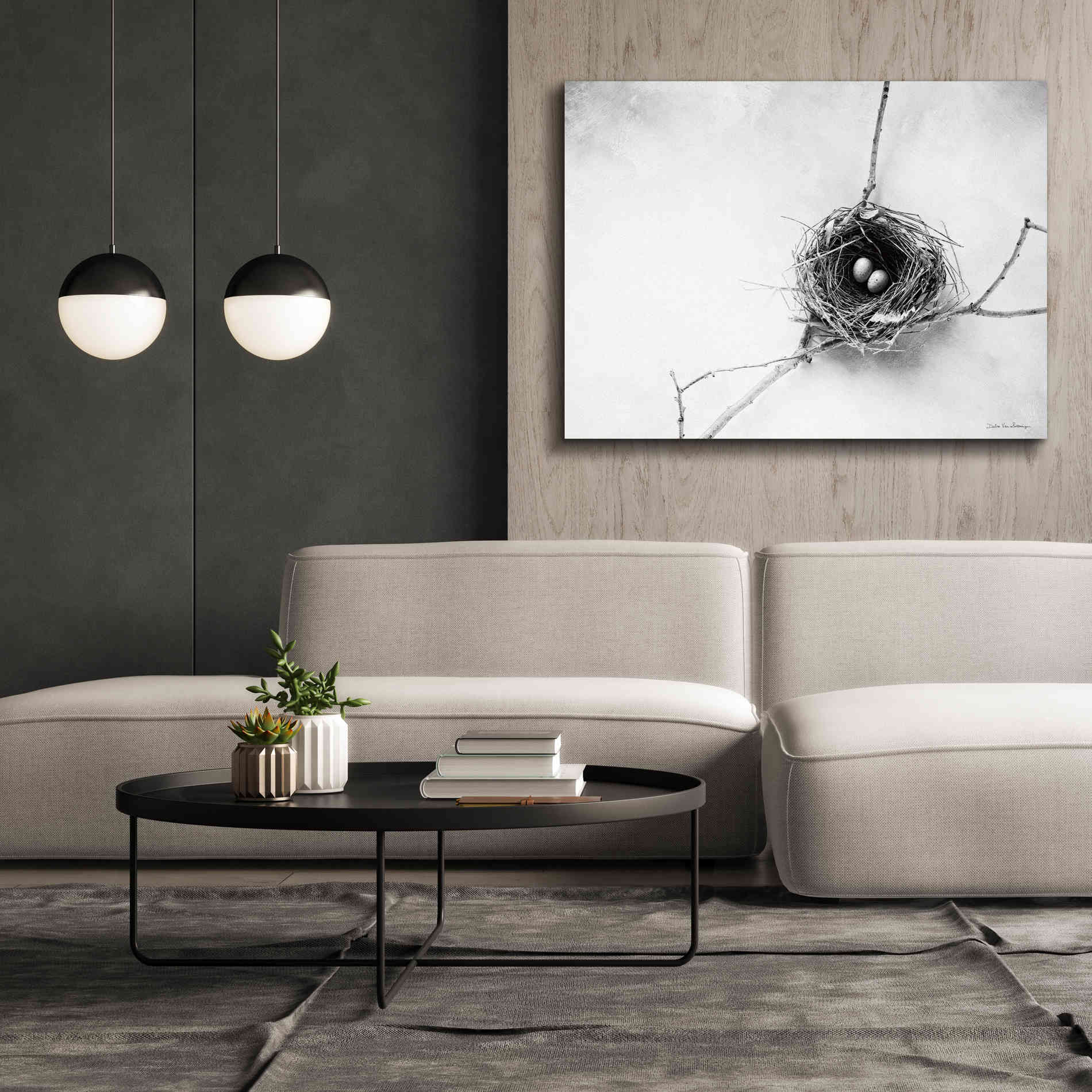 'Nest and Branch IV' by Debra Van Swearingen, Canvas Wall Art,54 x 40