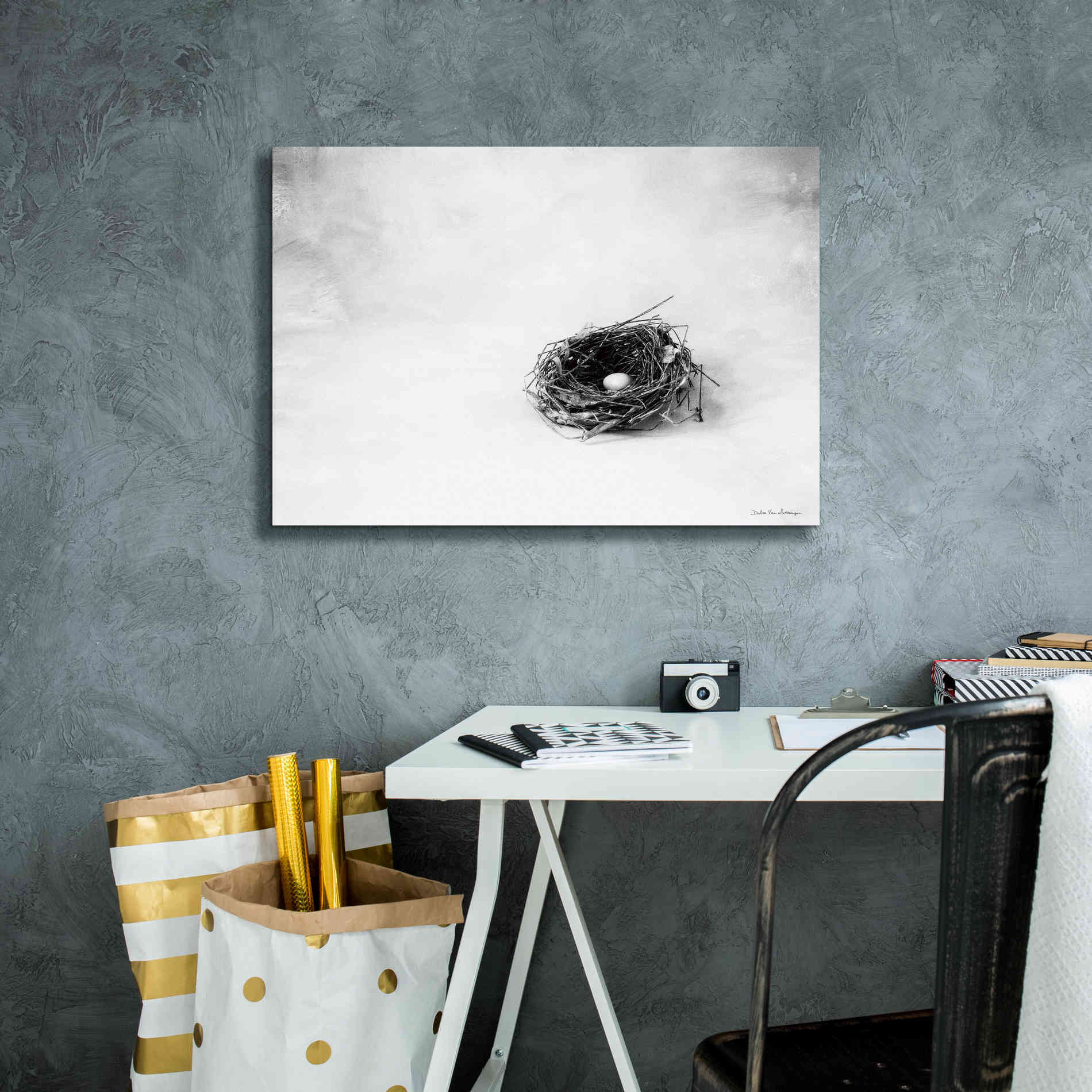 'Nestled V' by Debra Van Swearingen, Canvas Wall Art,26 x 18