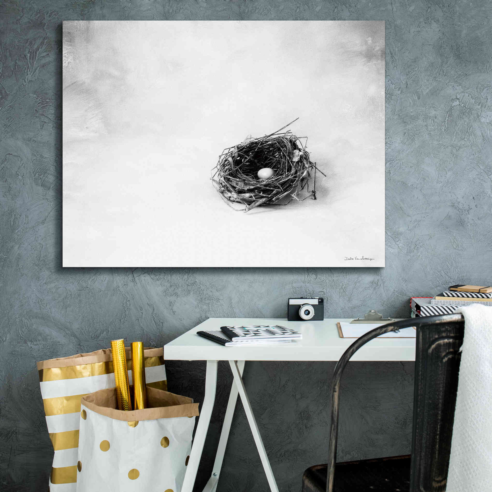 'Nestled V' by Debra Van Swearingen, Canvas Wall Art,34 x 26