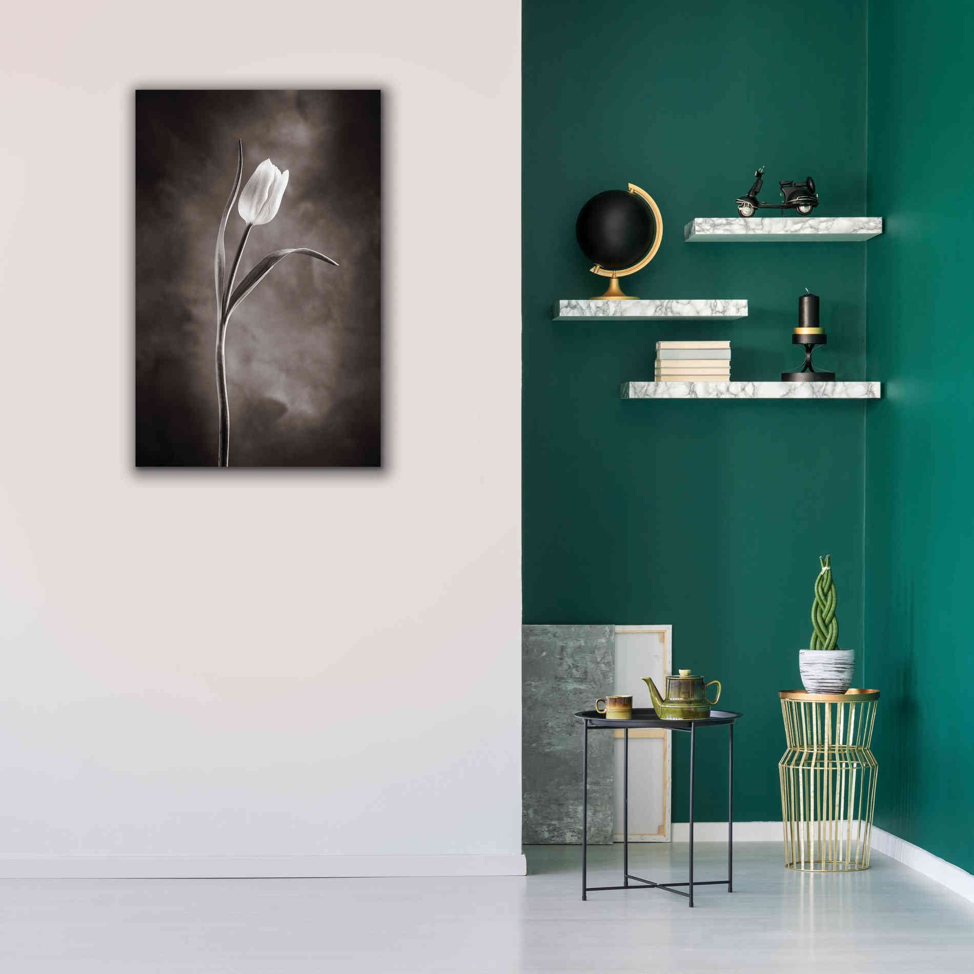 'Two Tone Tulips I' by Debra Van Swearingen, Canvas Wall Art,26 x 40