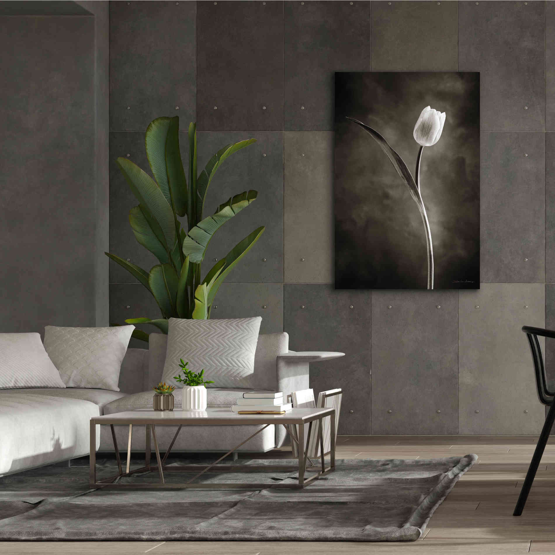 'Two Tone Tulips II' by Debra Van Swearingen, Canvas Wall Art,40 x 60