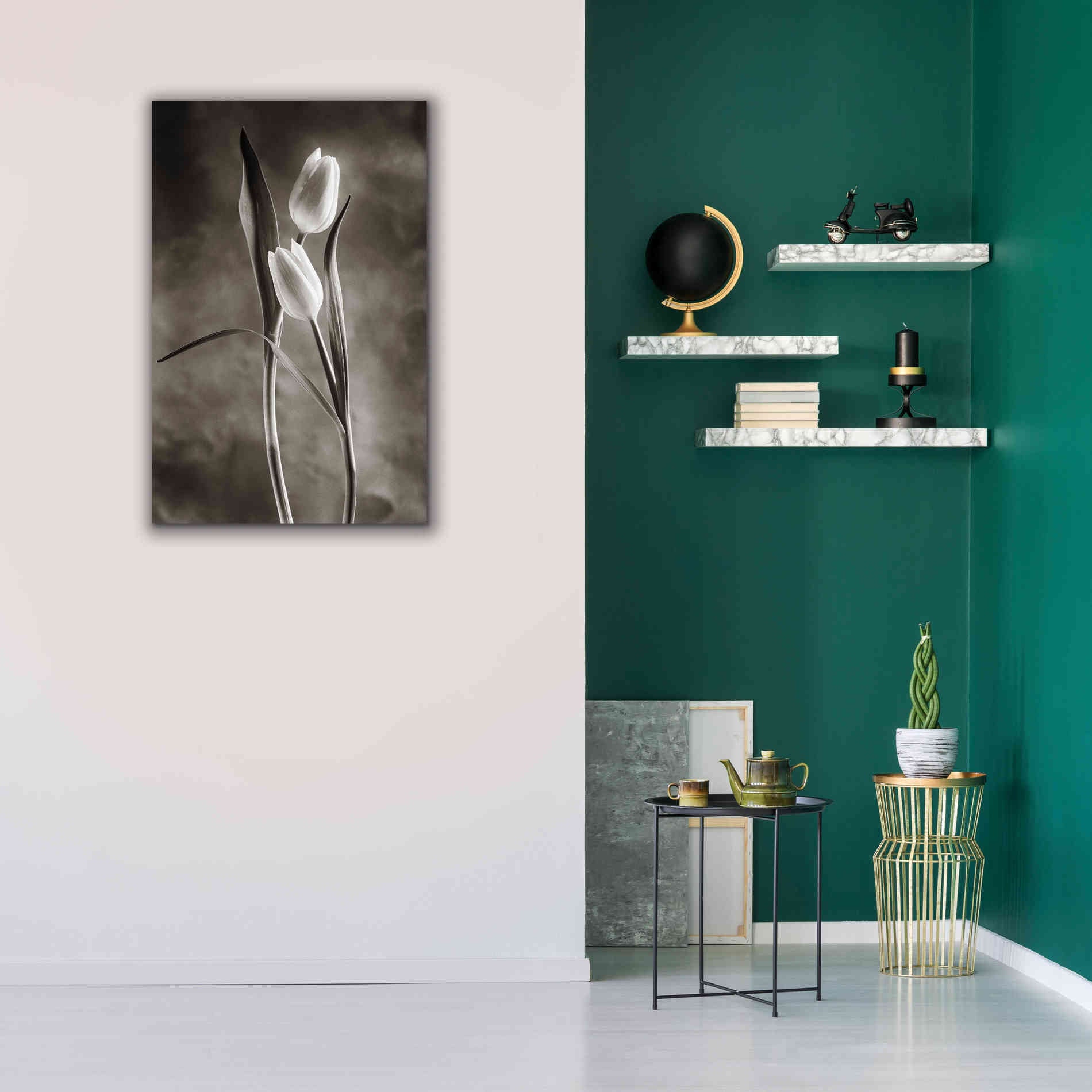 'Two Tone Tulips VI' by Debra Van Swearingen, Canvas Wall Art,26 x 40