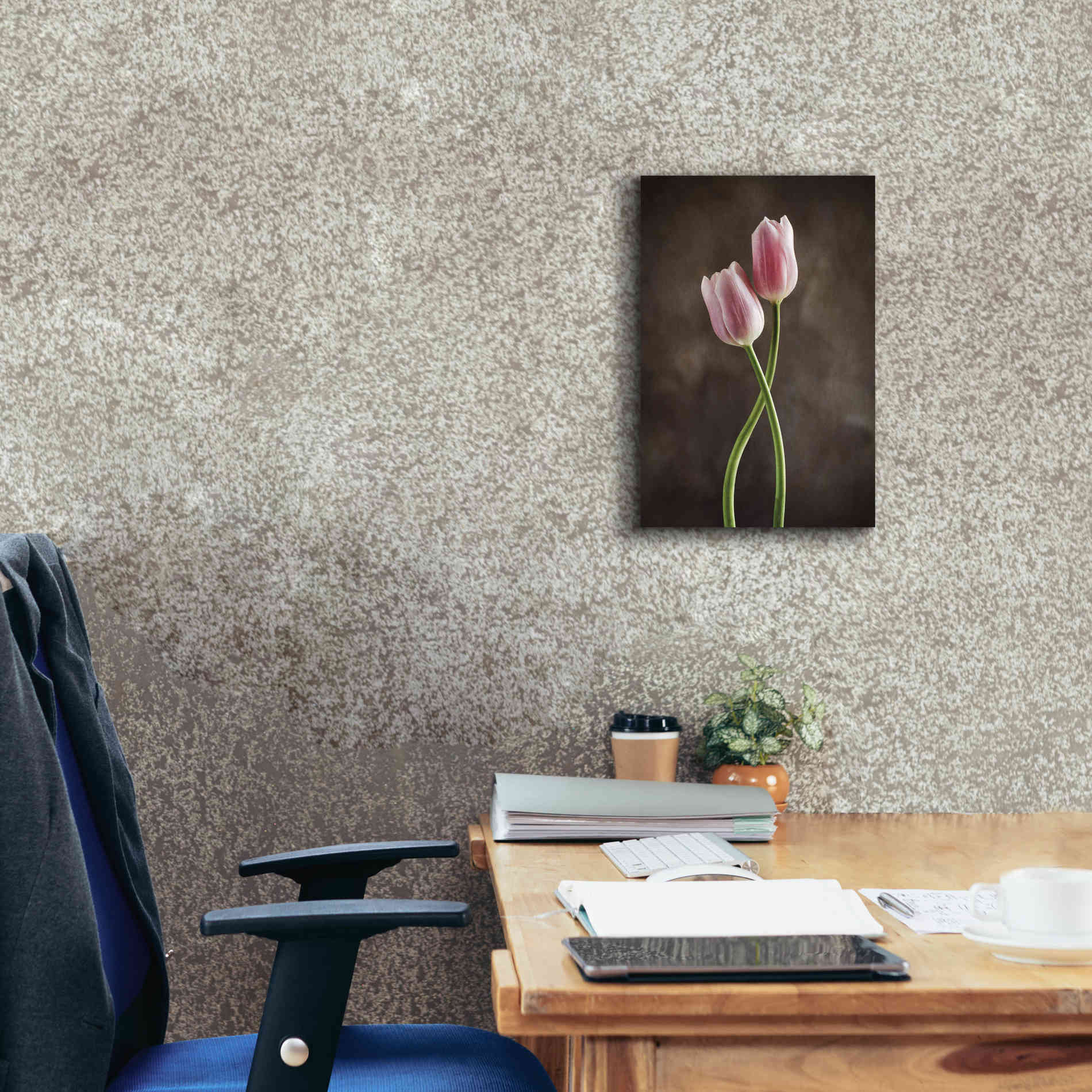 'Spring Tulips V' by Debra Van Swearingen, Canvas Wall Art,12 x 18