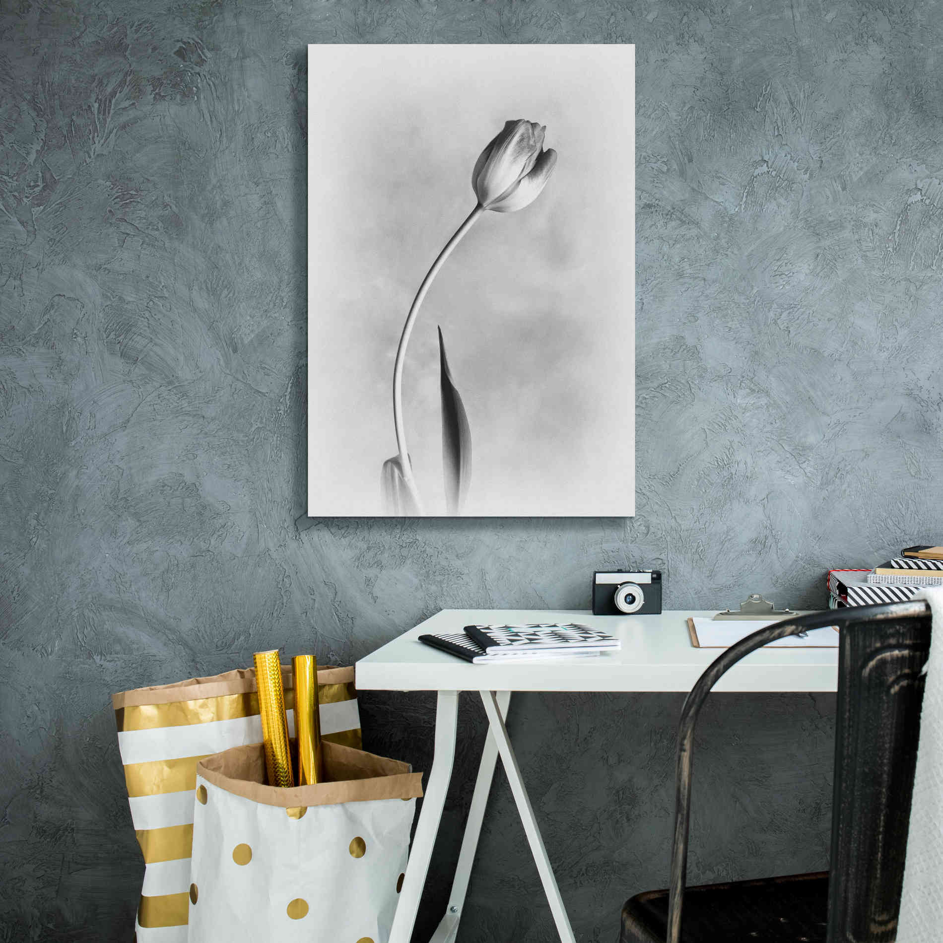 'Soft Tulips I' by Debra Van Swearingen, Canvas Wall Art,18 x 26