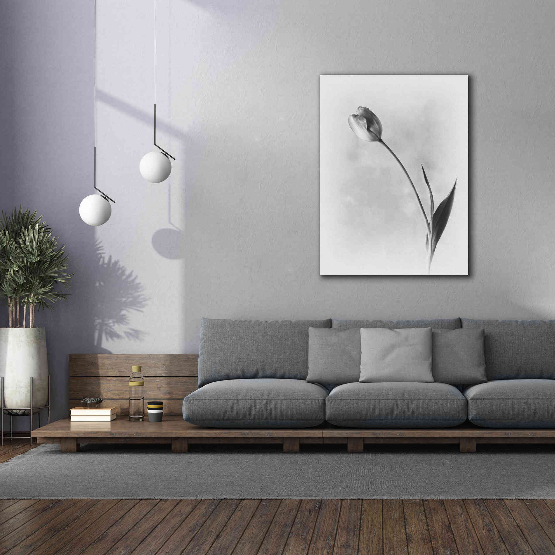 'Soft Tulips II' by Debra Van Swearingen, Canvas Wall Art,40 x 54