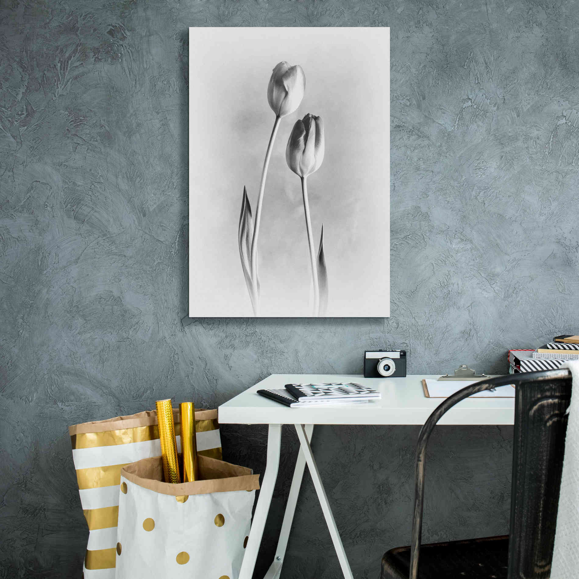 'Soft Tulips III' by Debra Van Swearingen, Canvas Wall Art,18 x 26