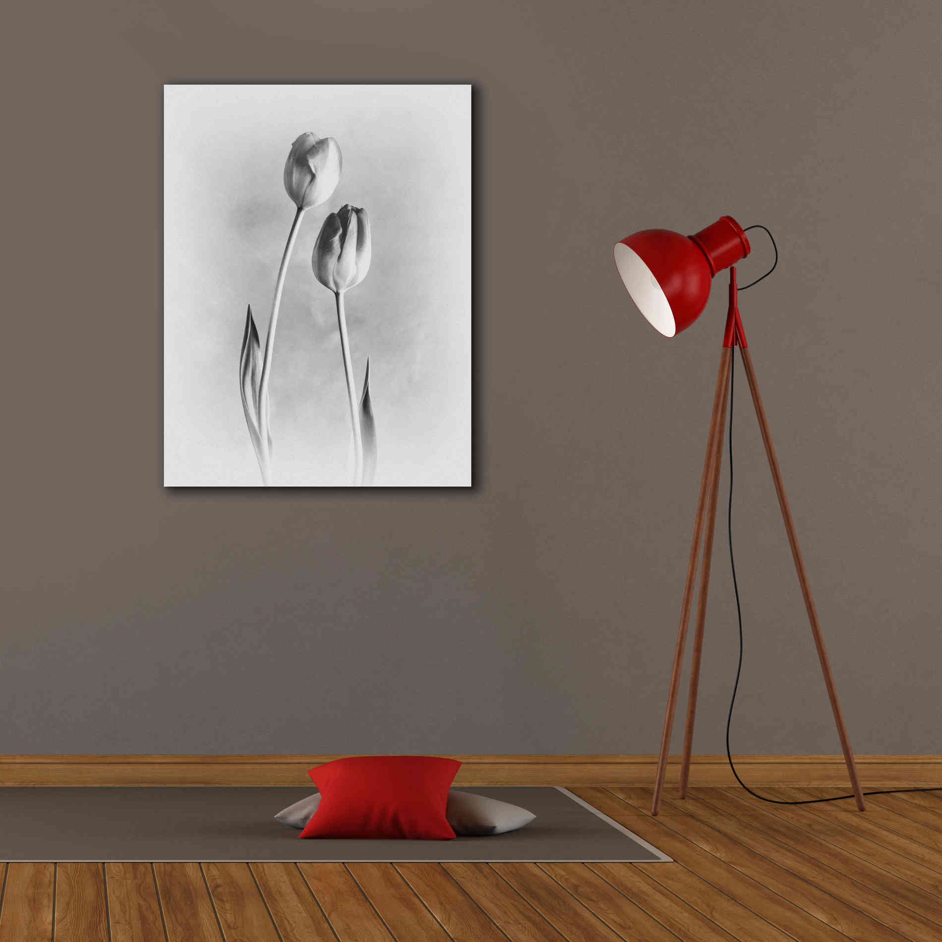'Soft Tulips III' by Debra Van Swearingen, Canvas Wall Art,26 x 34
