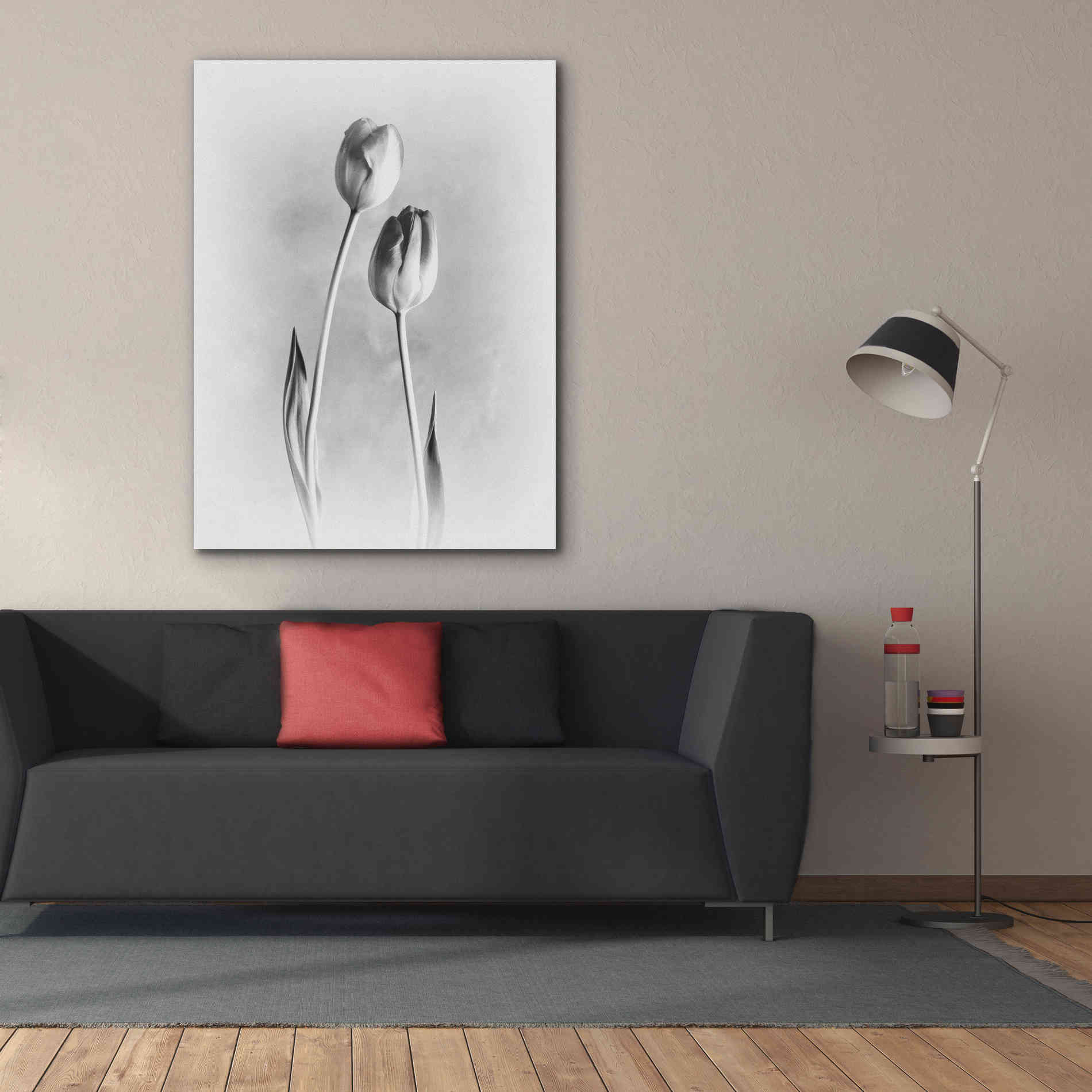 'Soft Tulips III' by Debra Van Swearingen, Canvas Wall Art,40 x 54
