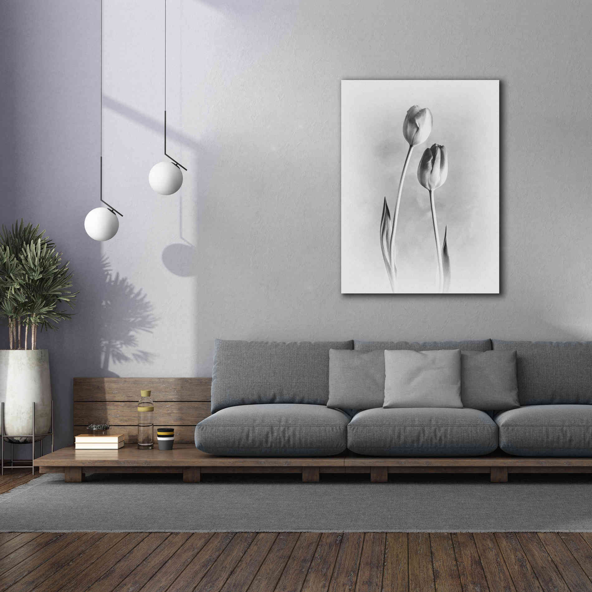 'Soft Tulips III' by Debra Van Swearingen, Canvas Wall Art,40 x 54