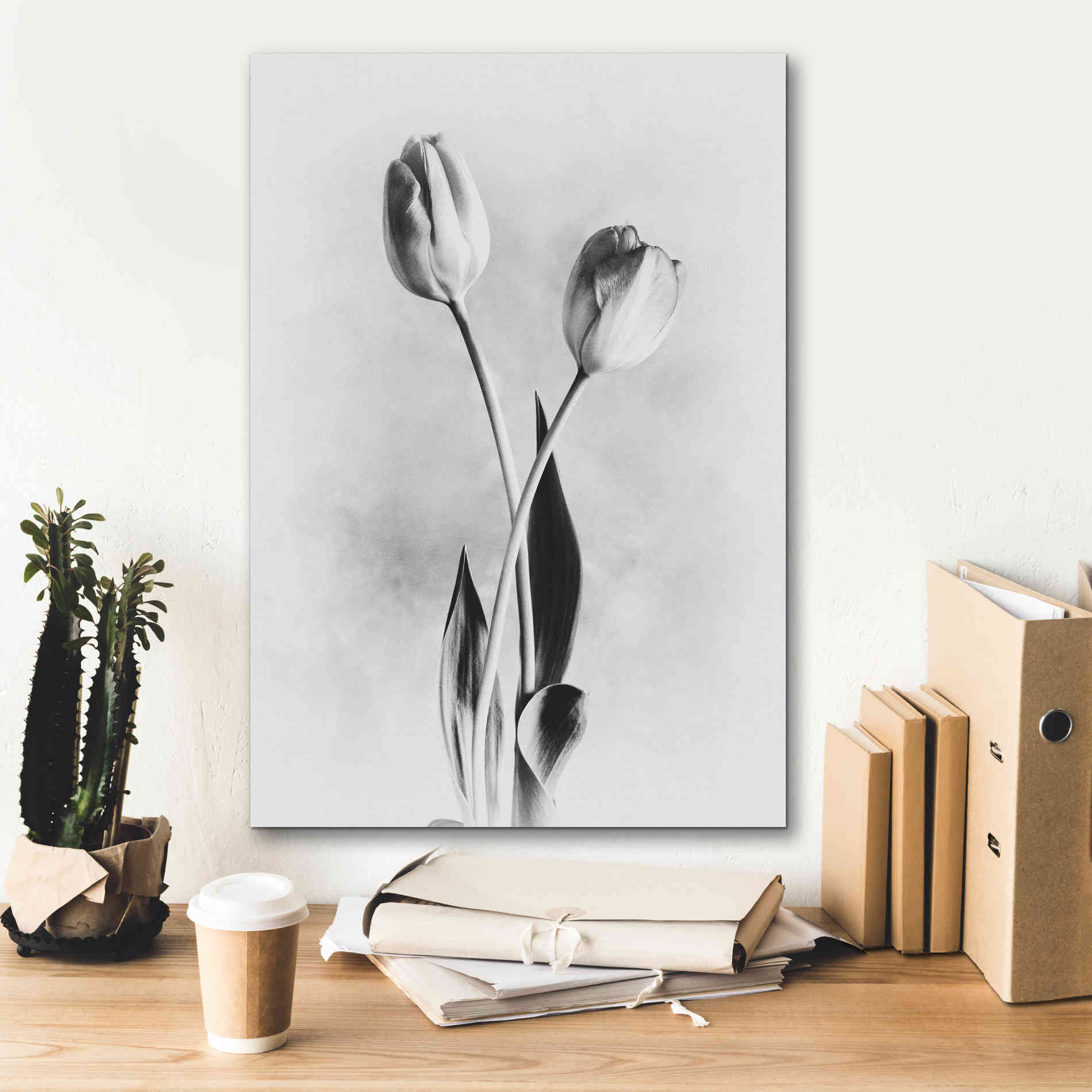 'Soft Tulips IV' by Debra Van Swearingen, Canvas Wall Art,18 x 26