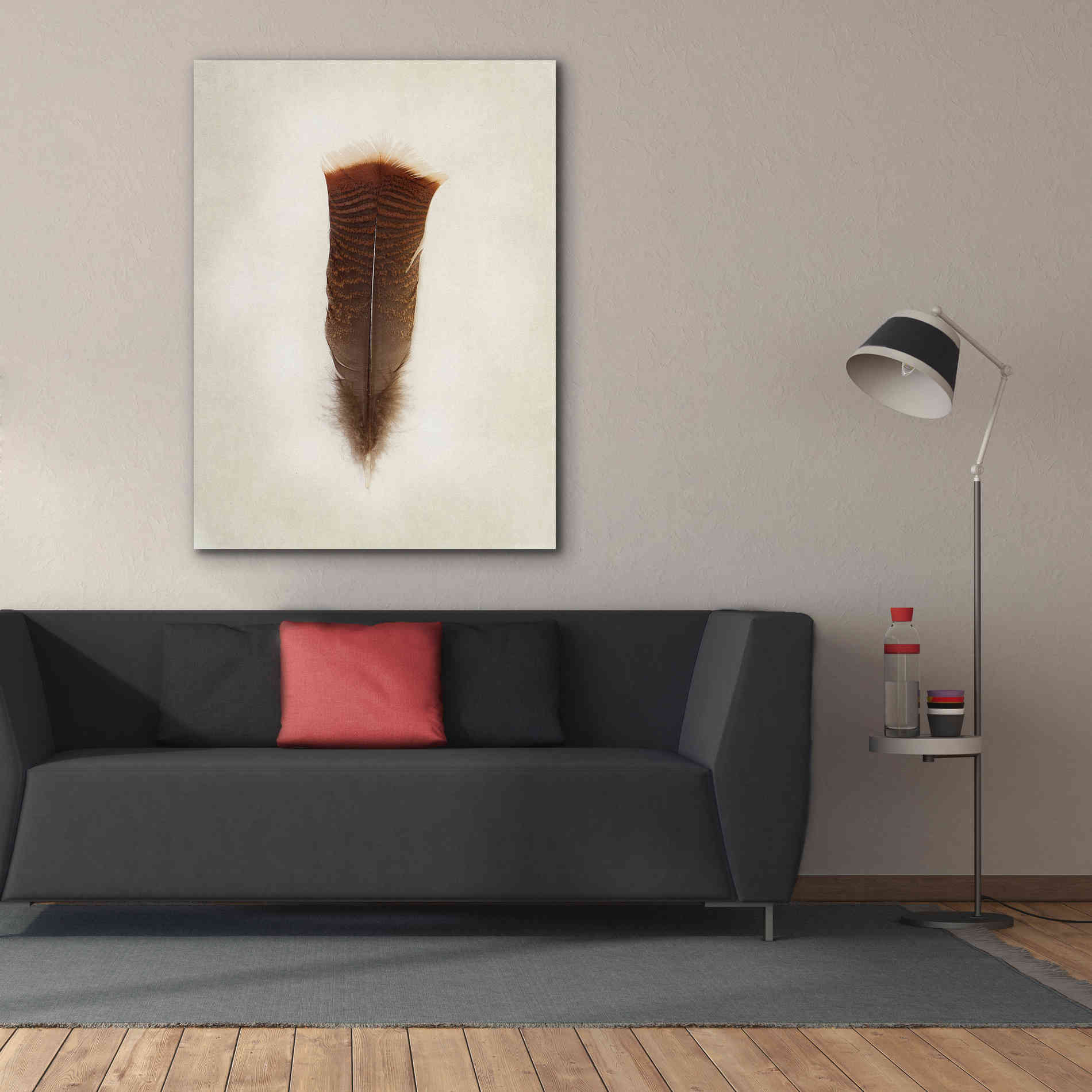 'Feather III' by Debra Van Swearingen, Canvas Wall Art,40 x 54