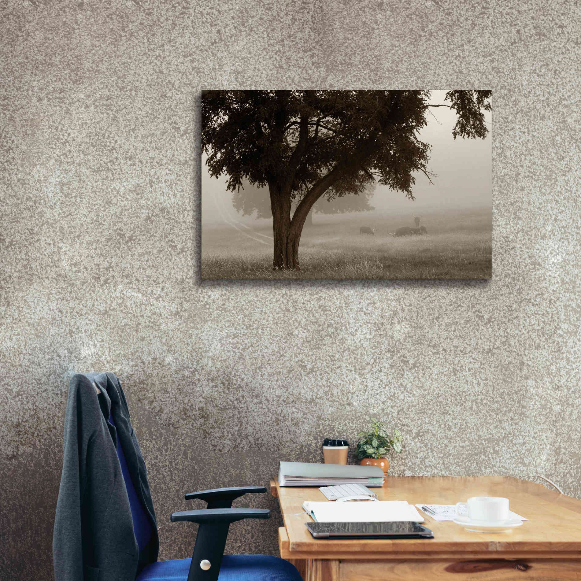 'Calm Mist' by Debra Van Swearingen, Canvas Wall Art,40 x 26