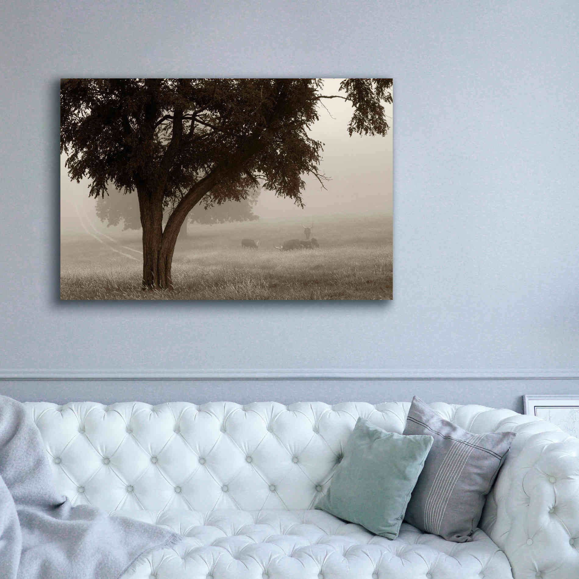 'Calm Mist' by Debra Van Swearingen, Canvas Wall Art,60 x 40