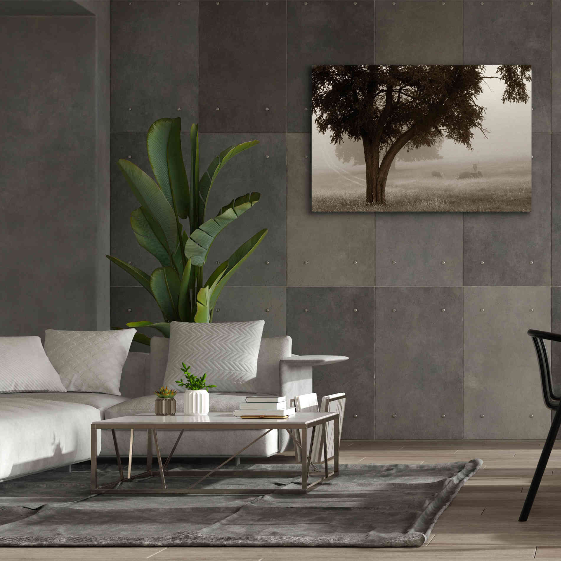 'Calm Mist' by Debra Van Swearingen, Canvas Wall Art,60 x 40