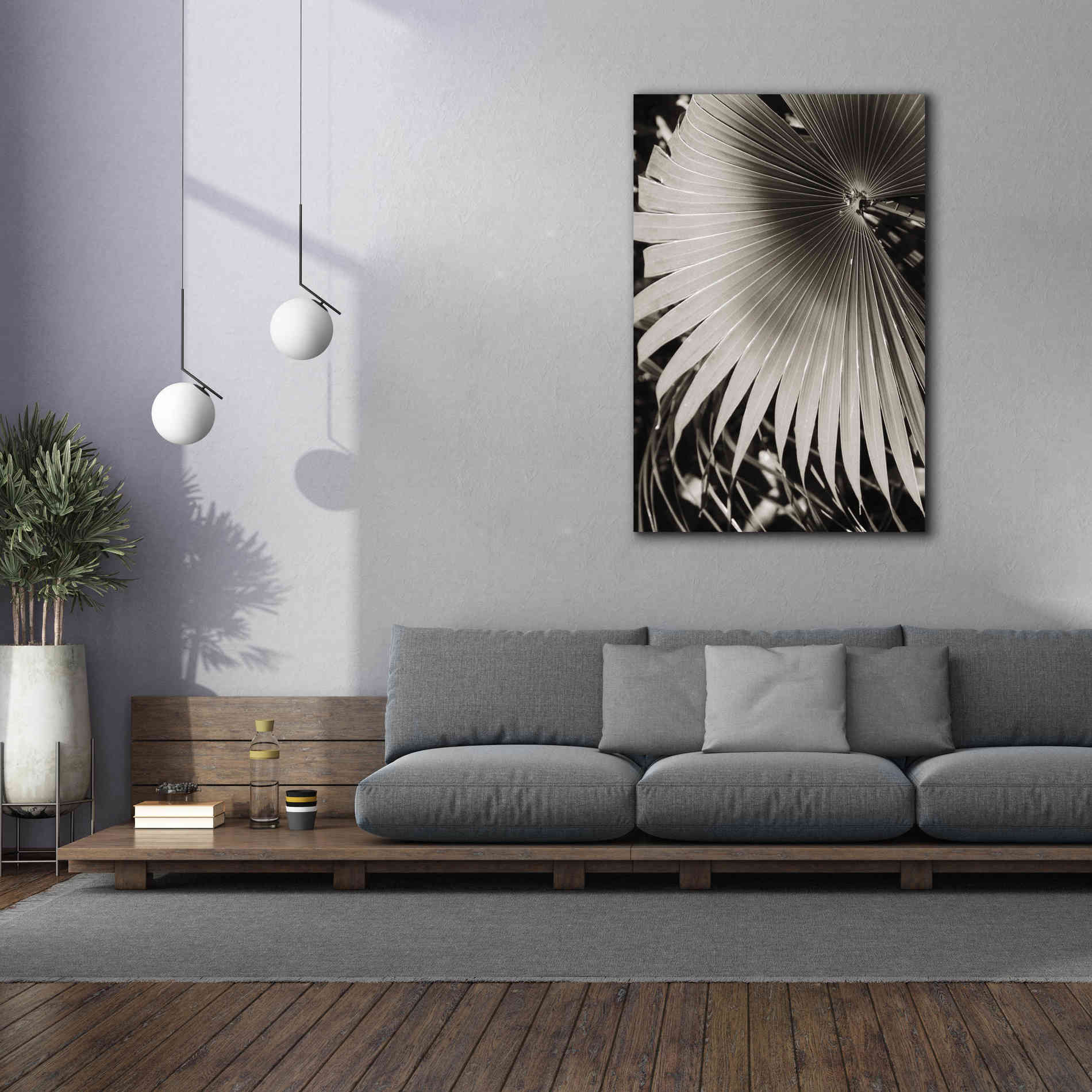 'Palm Frond 2' by Debra Van Swearingen, Canvas Wall Art,40 x 60