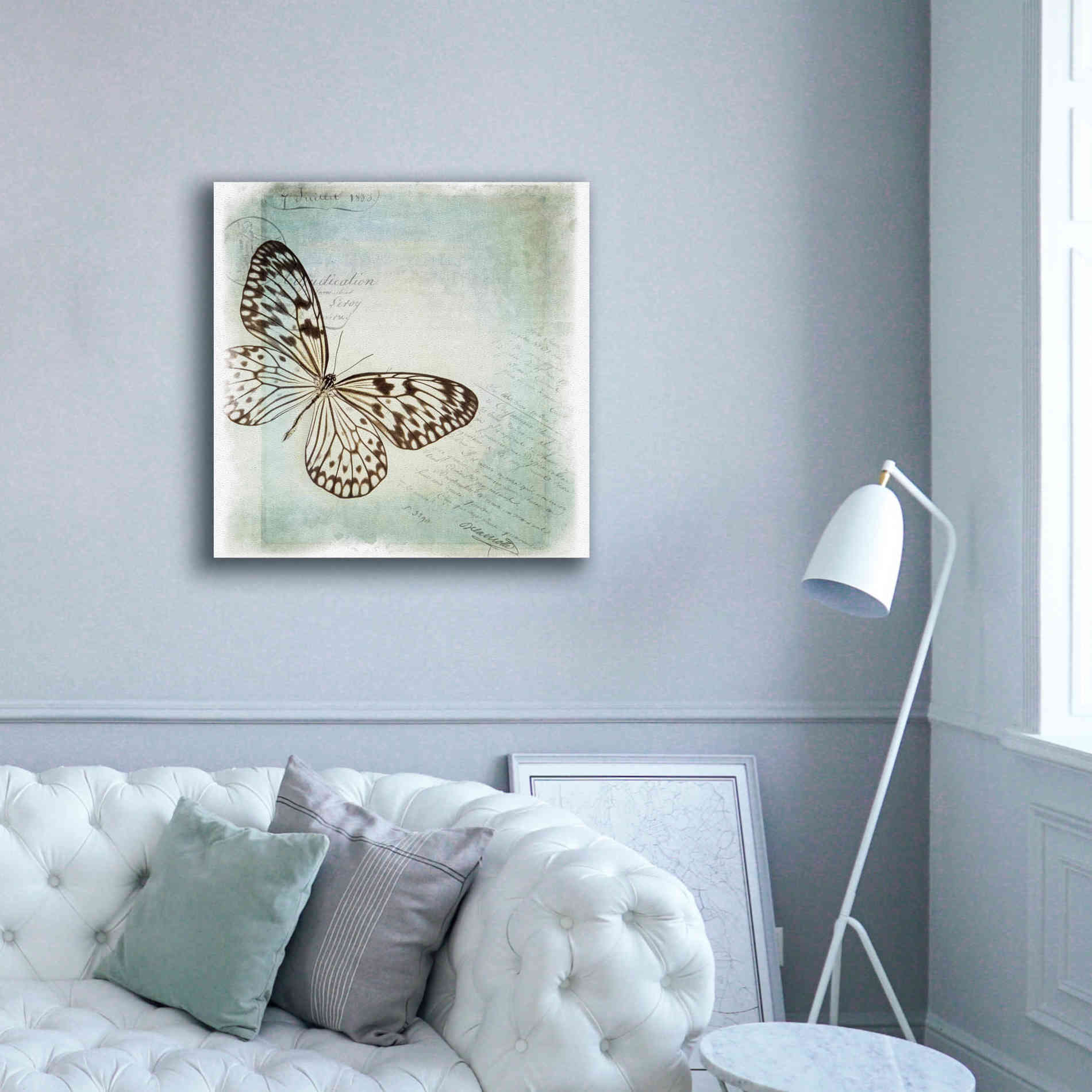 'Floating Butterfly IV' by Debra Van Swearingen, Canvas Wall Art,37 x 37