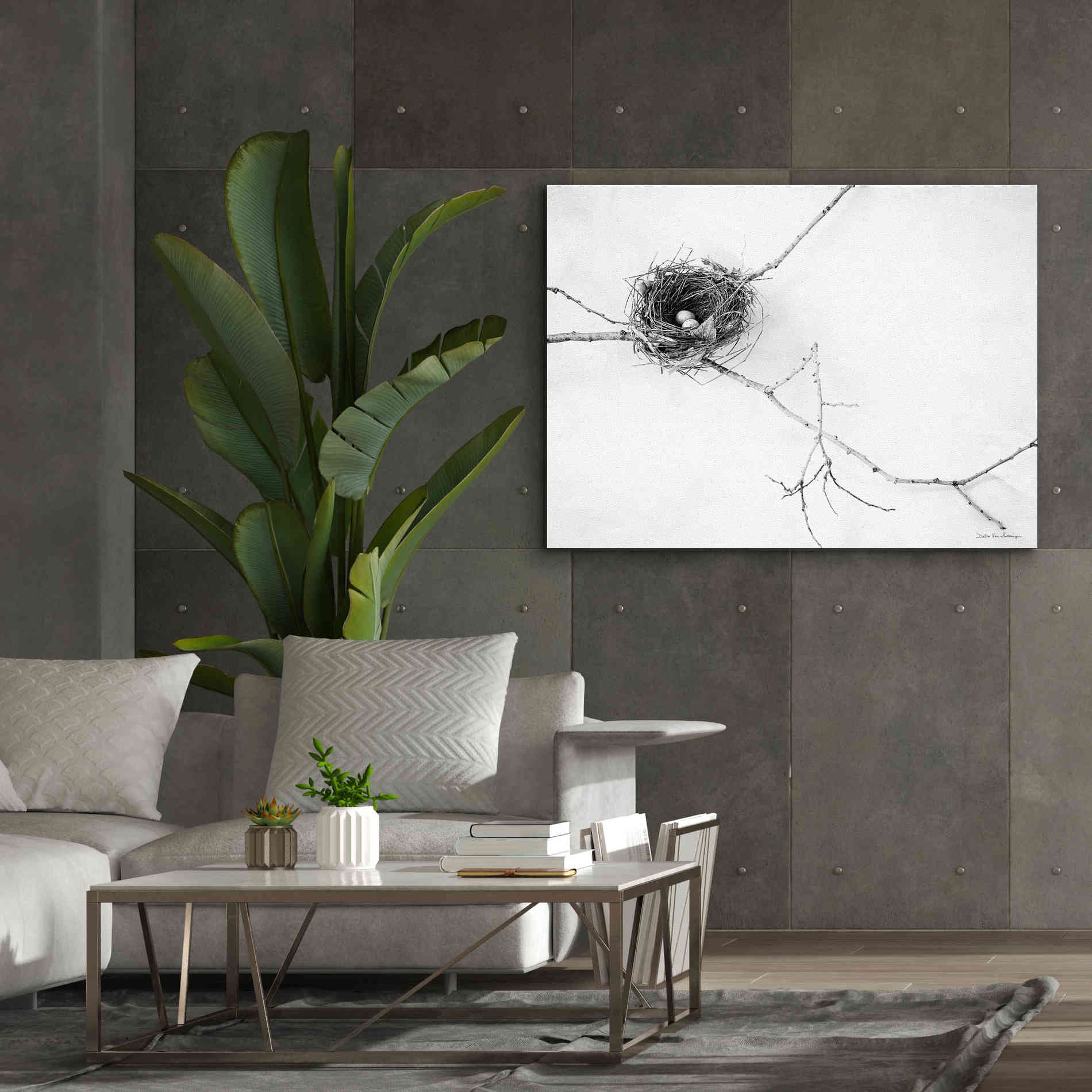 'Nest and Branch I' by Debra Van Swearingen, Canvas Wall Art,54 x 40