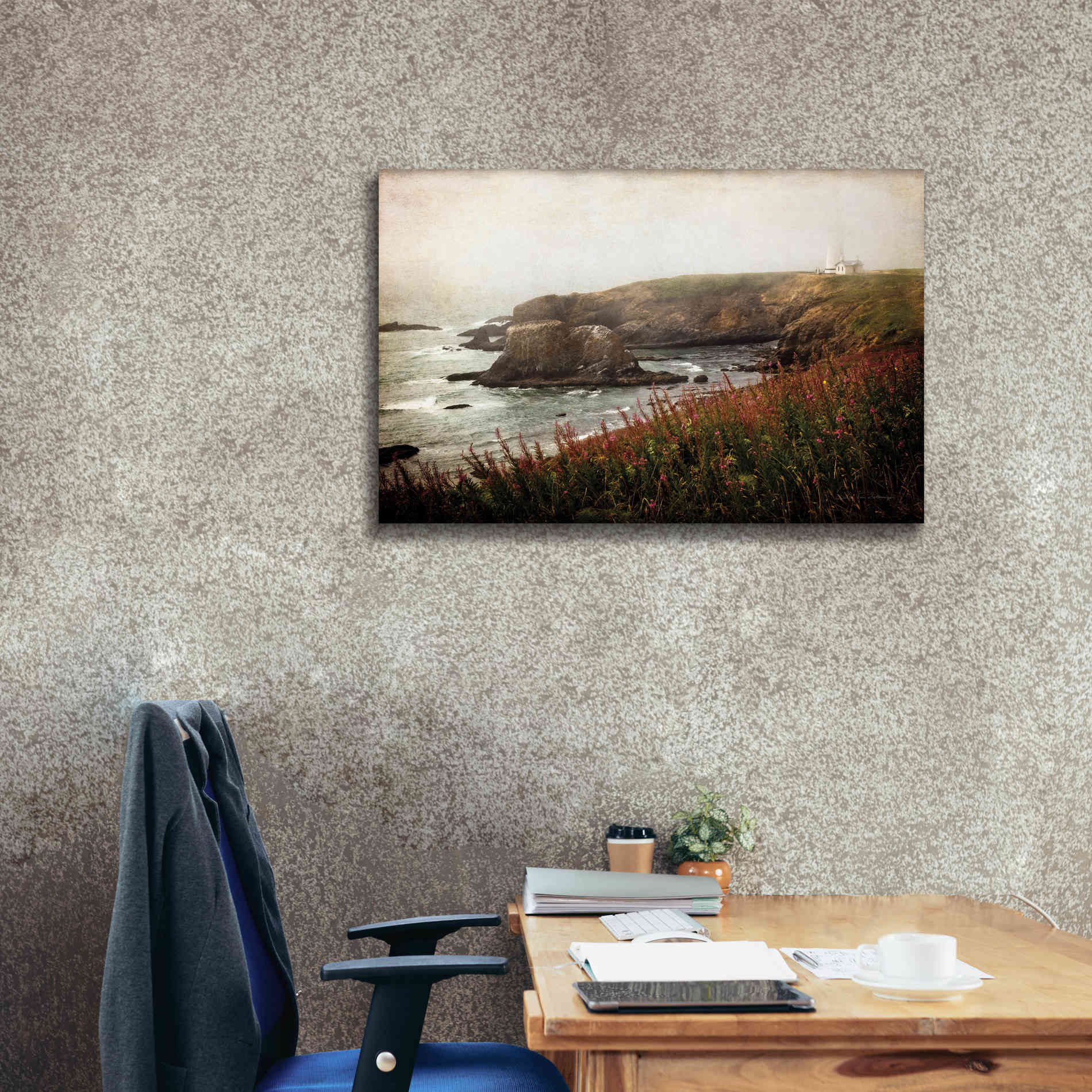 'Coastal Mist' by Debra Van Swearingen, Canvas Wall Art,40 x 26