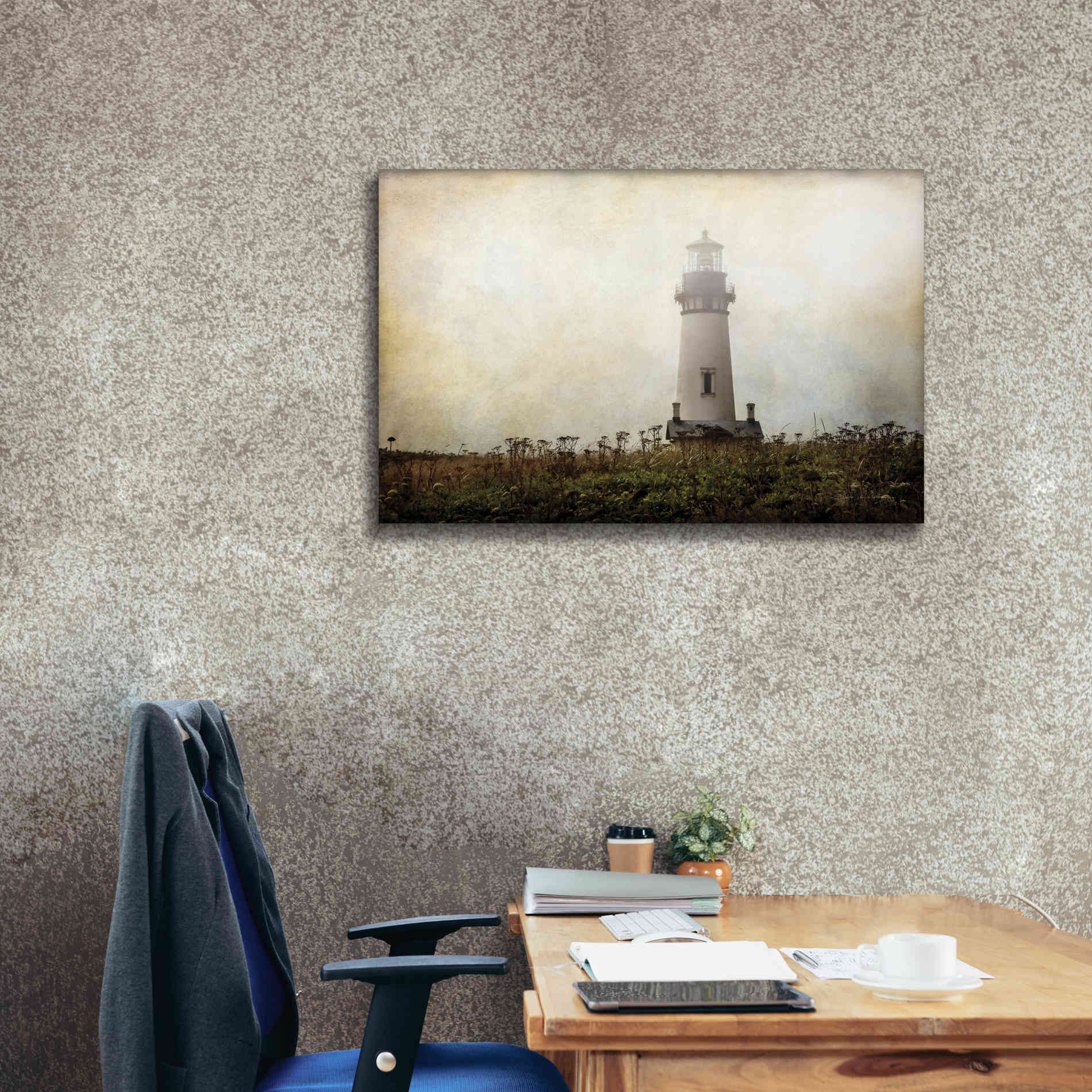 'Lonely Lighthouse II' by Debra Van Swearingen, Canvas Wall Art,40 x 26