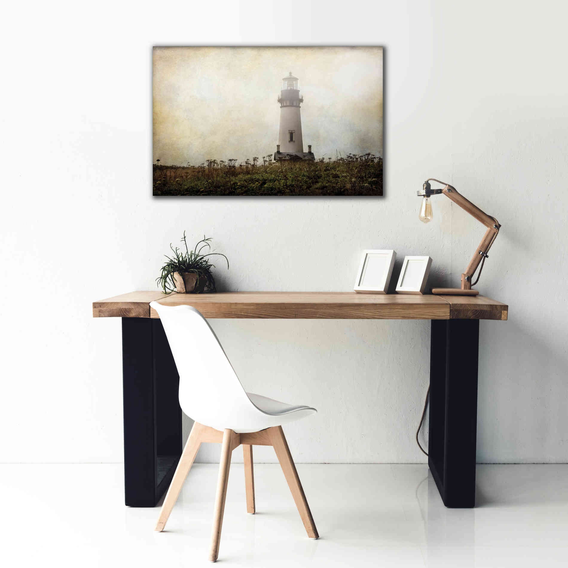 'Lonely Lighthouse II' by Debra Van Swearingen, Canvas Wall Art,40 x 26