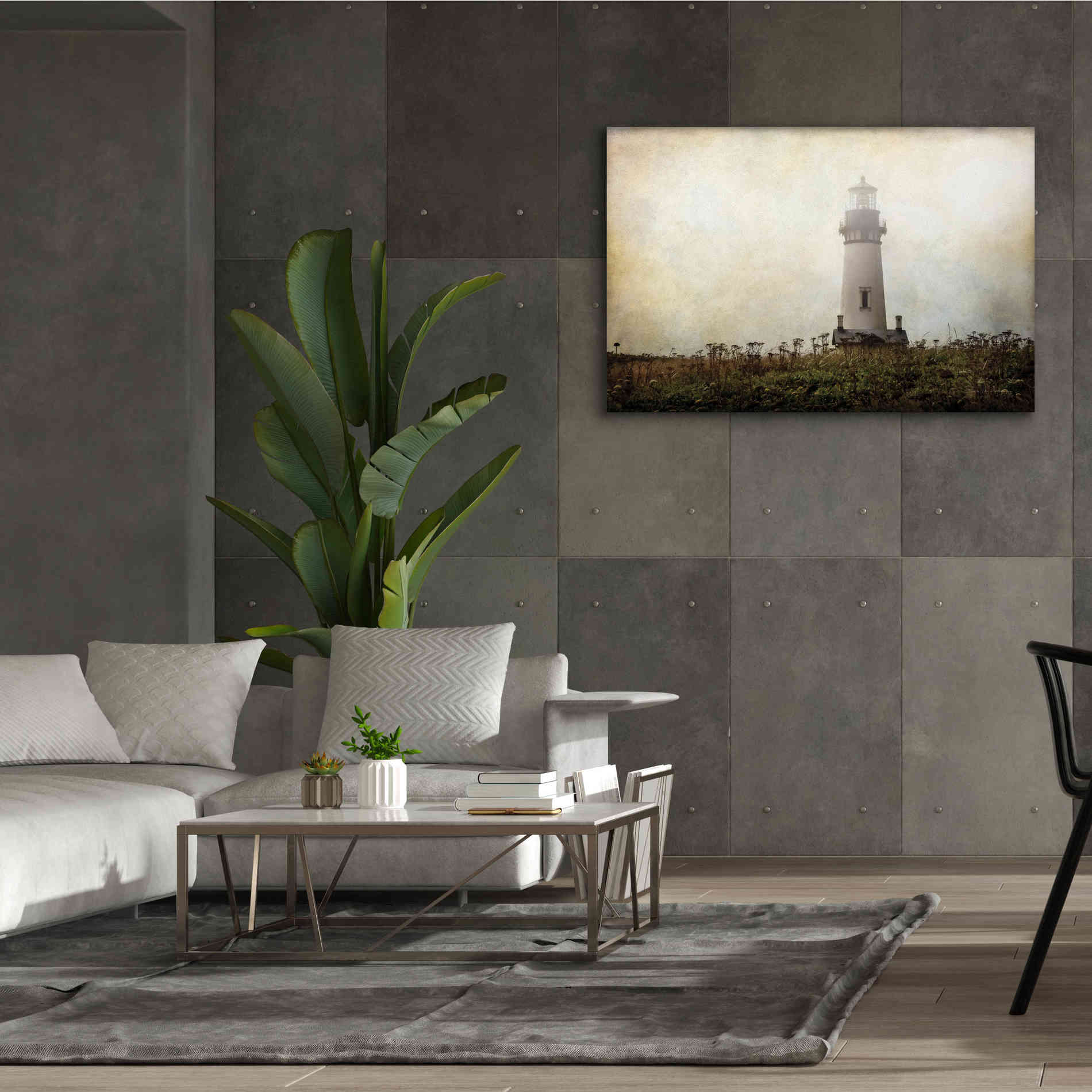 'Lonely Lighthouse II' by Debra Van Swearingen, Canvas Wall Art,60 x 40