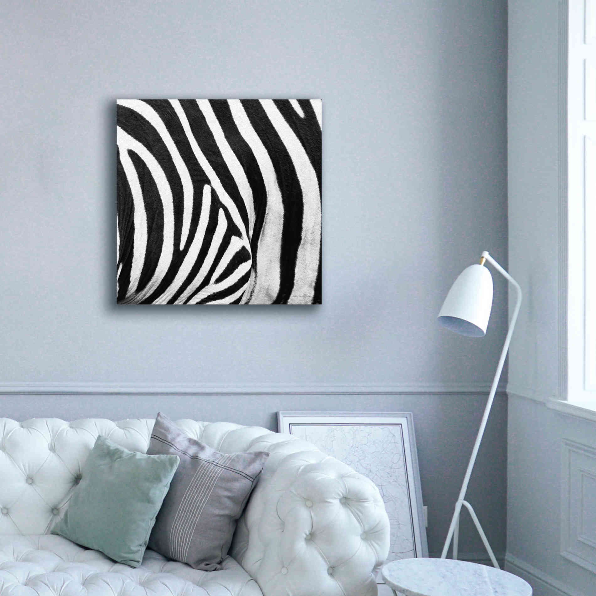 'Zebra IV' by Debra Van Swearingen, Canvas Wall Art,37 x 37