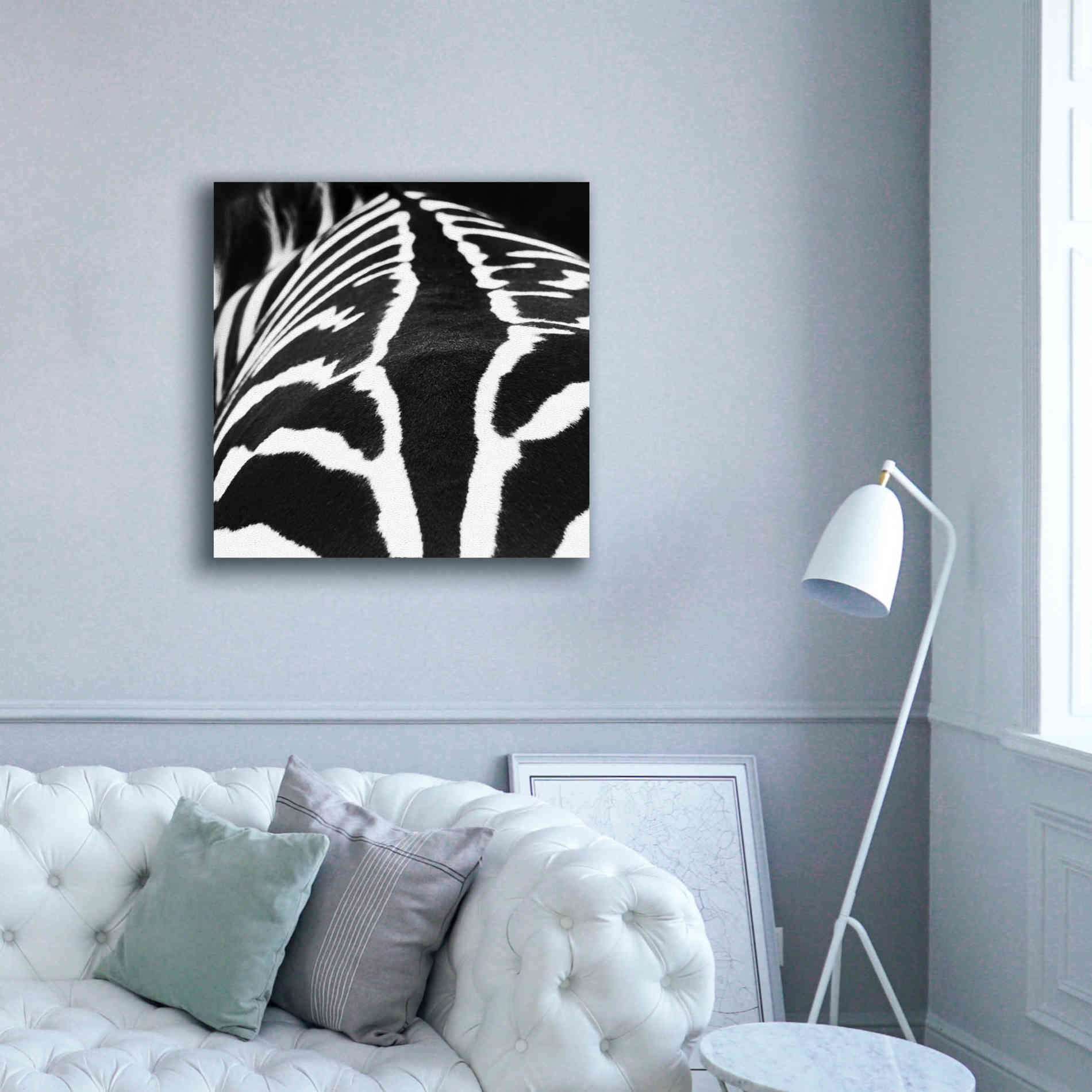 'Zebra V' by Debra Van Swearingen, Canvas Wall Art,37 x 37