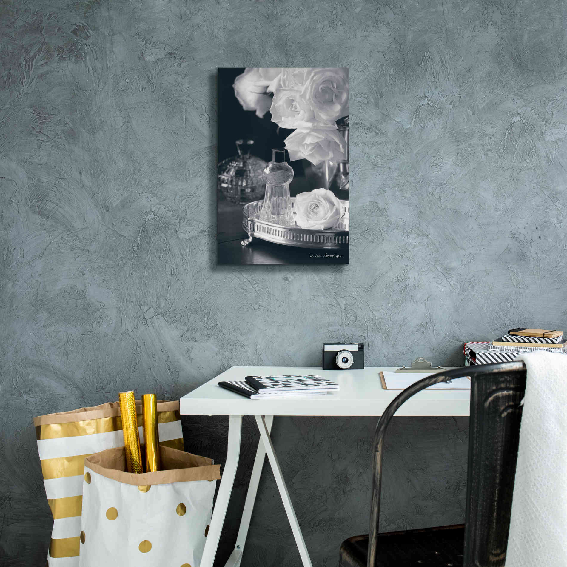 'Vintage Vanity II' by Debra Van Swearingen, Canvas Wall Art,12 x 18